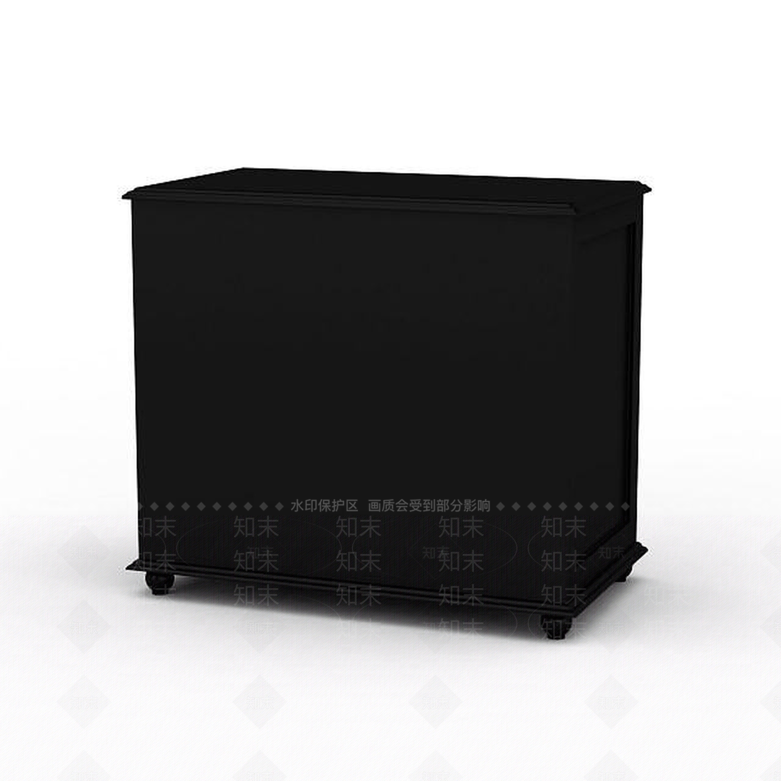 现代木质柜子3D模型下载【ID:1195589123】