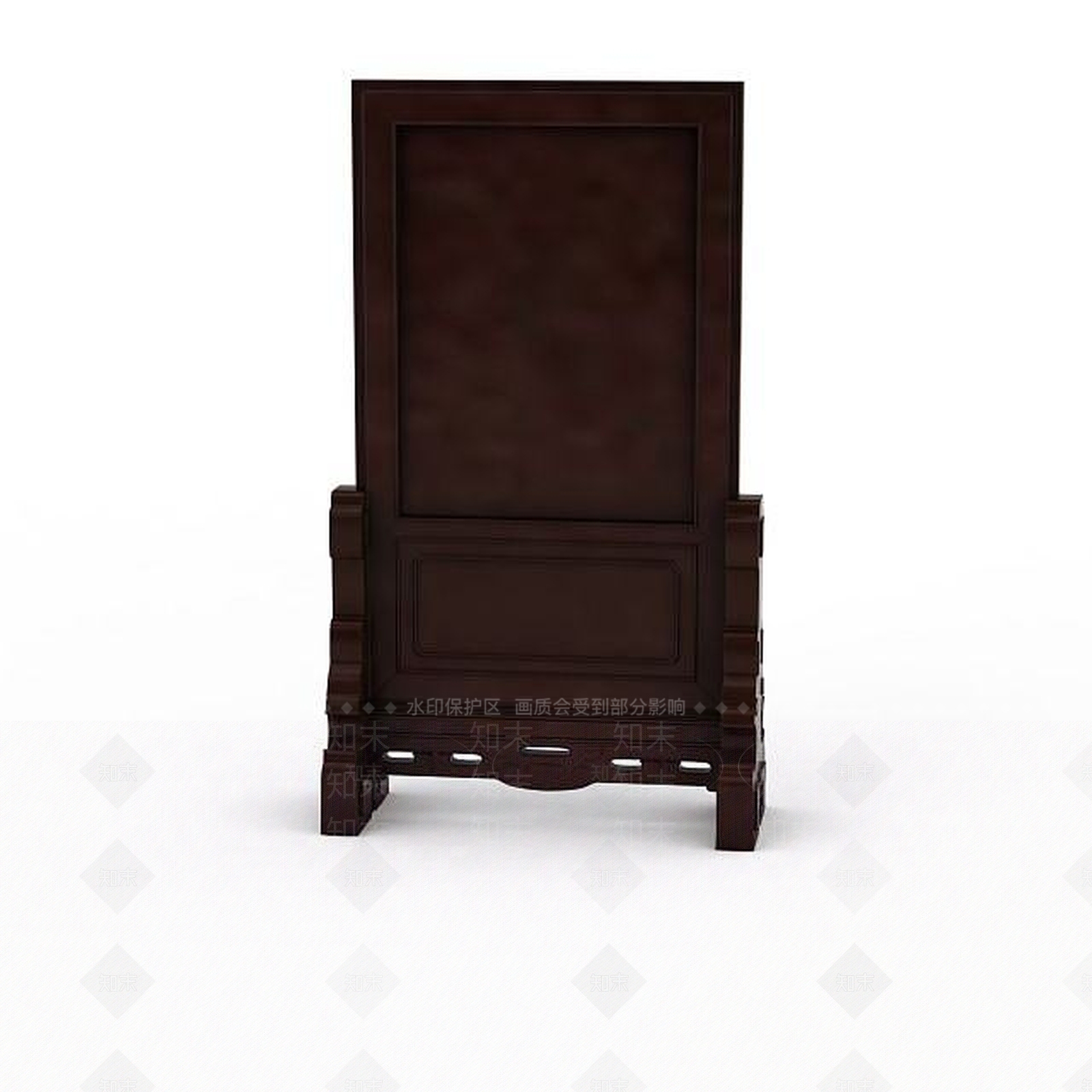 中式屏风3D模型下载【ID:1195589270】