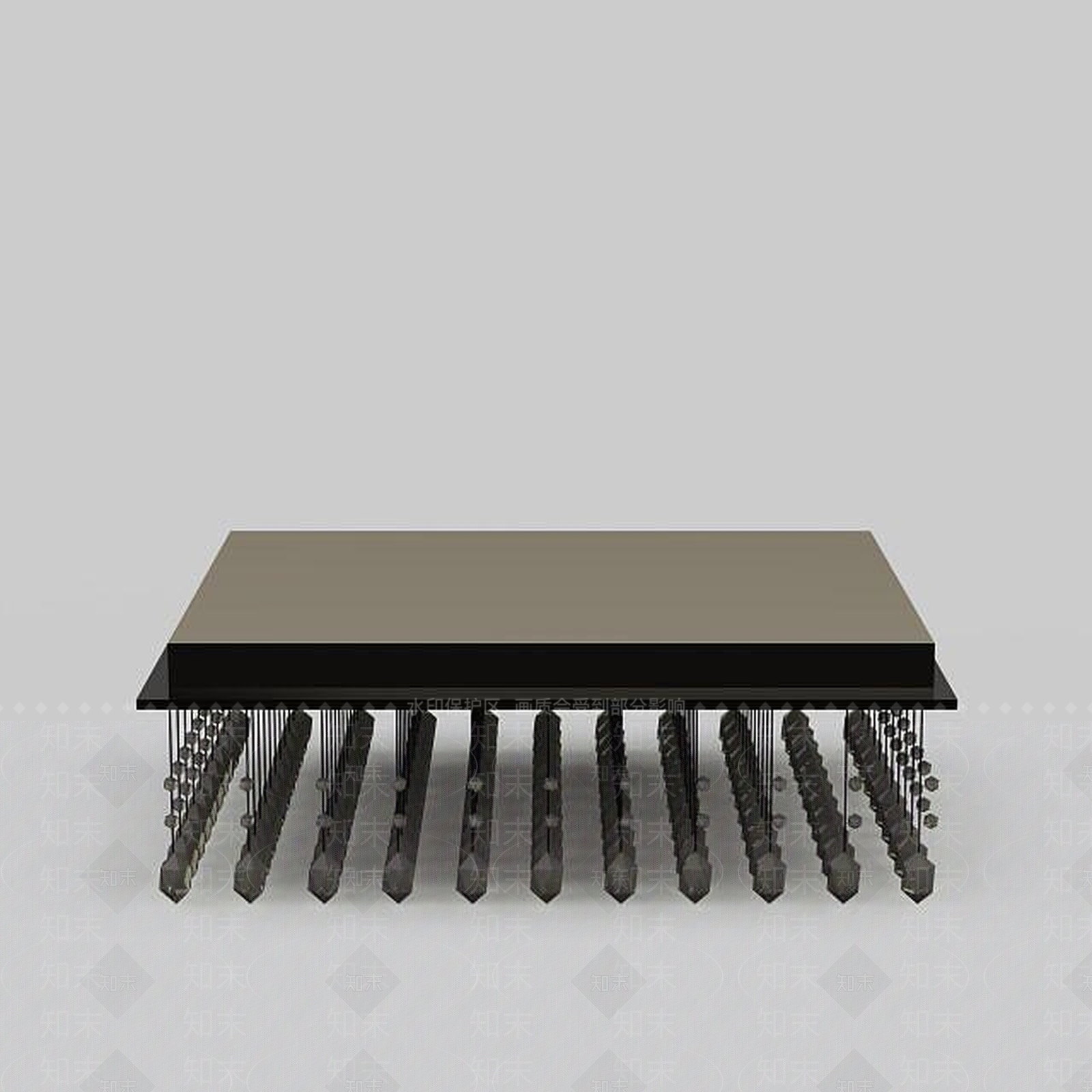 现代吸顶灯3D模型下载【ID:1195591278】