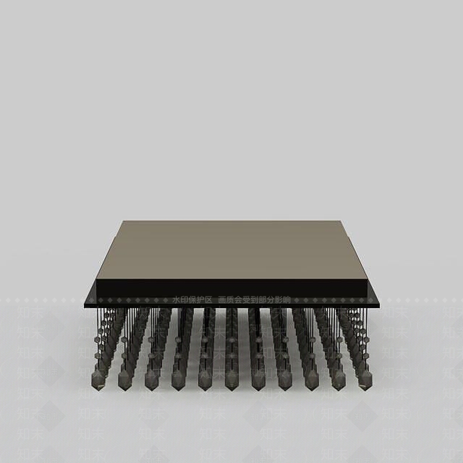 现代吸顶灯3D模型下载【ID:1195591278】