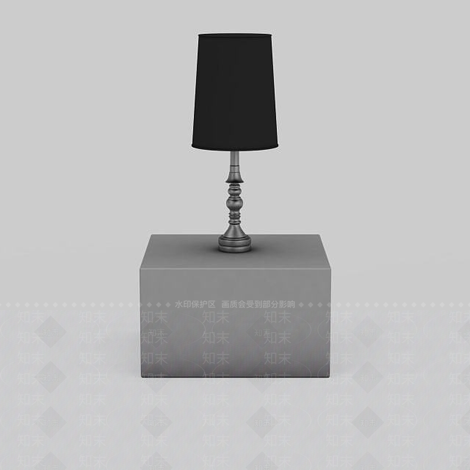 现代简约台灯3D模型下载【ID:1195591498】