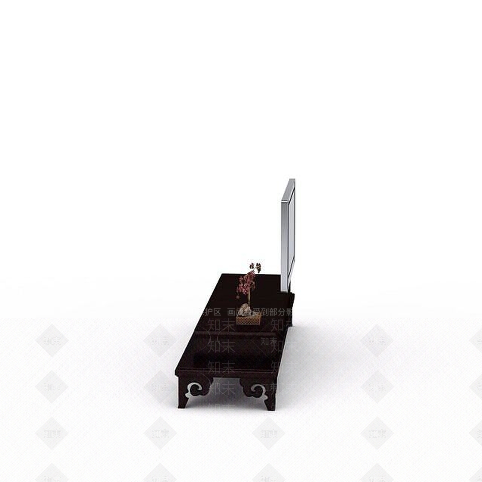 现代电视柜3D模型下载【ID:1195591625】