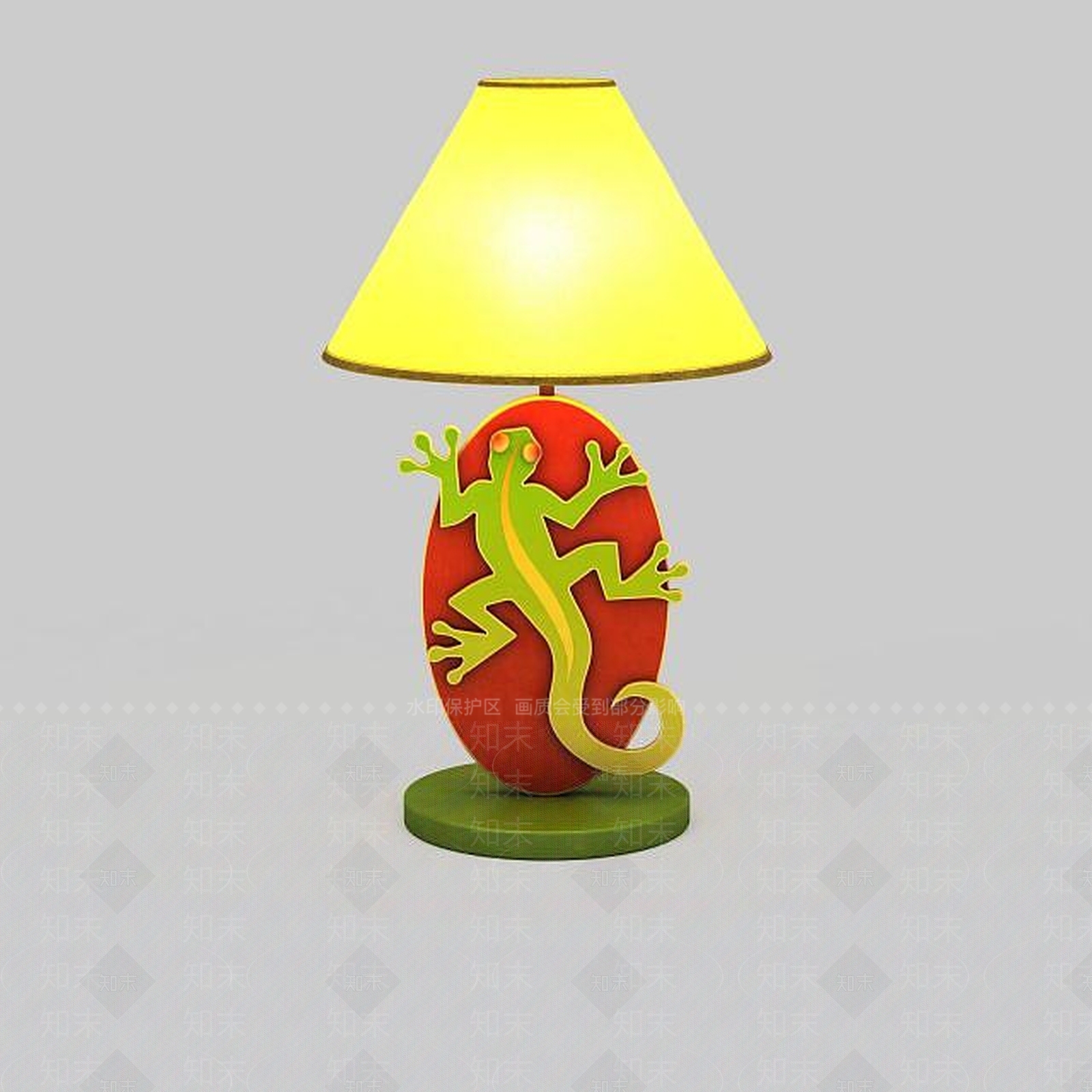 现代壁虎台灯3D模型下载【ID:1195592253】