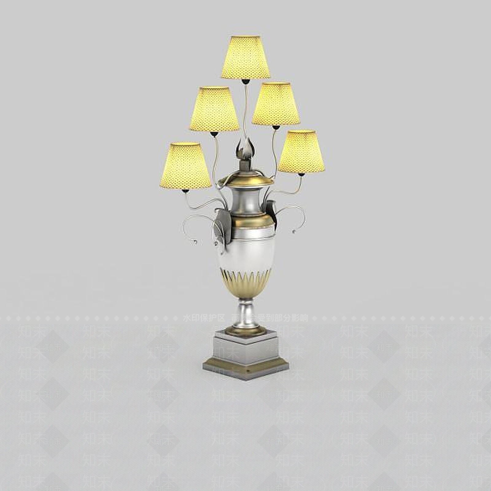 现代简约台灯3D模型下载【ID:1195592238】