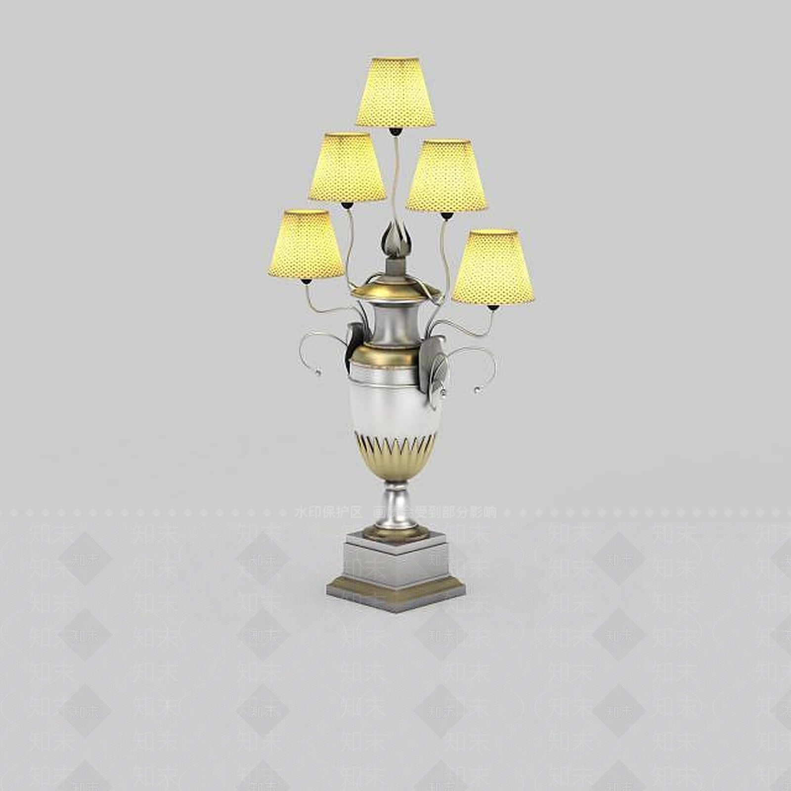 现代简约台灯3D模型下载【ID:1195592238】