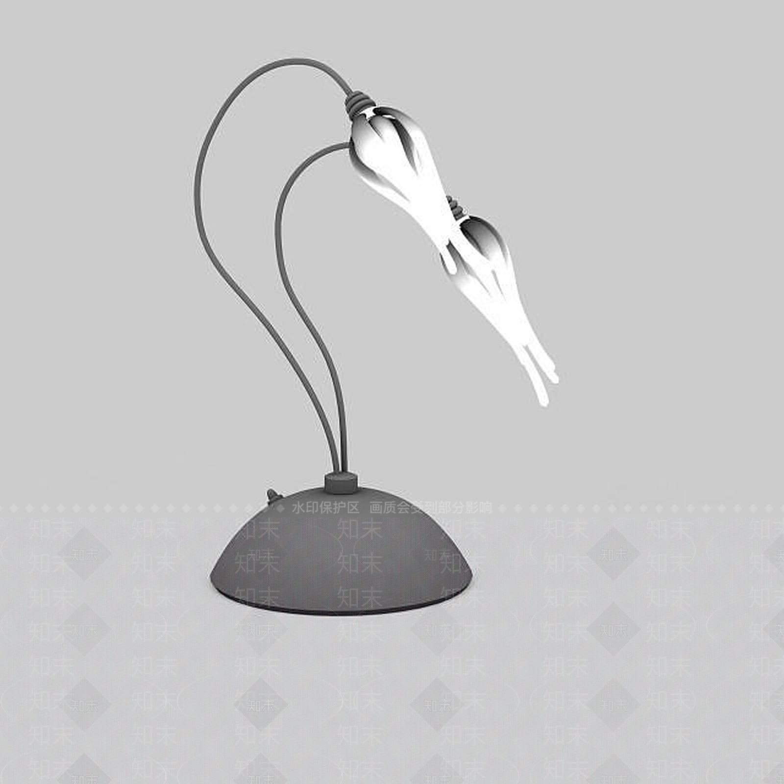 现代个性台灯3D模型下载【ID:1195592701】