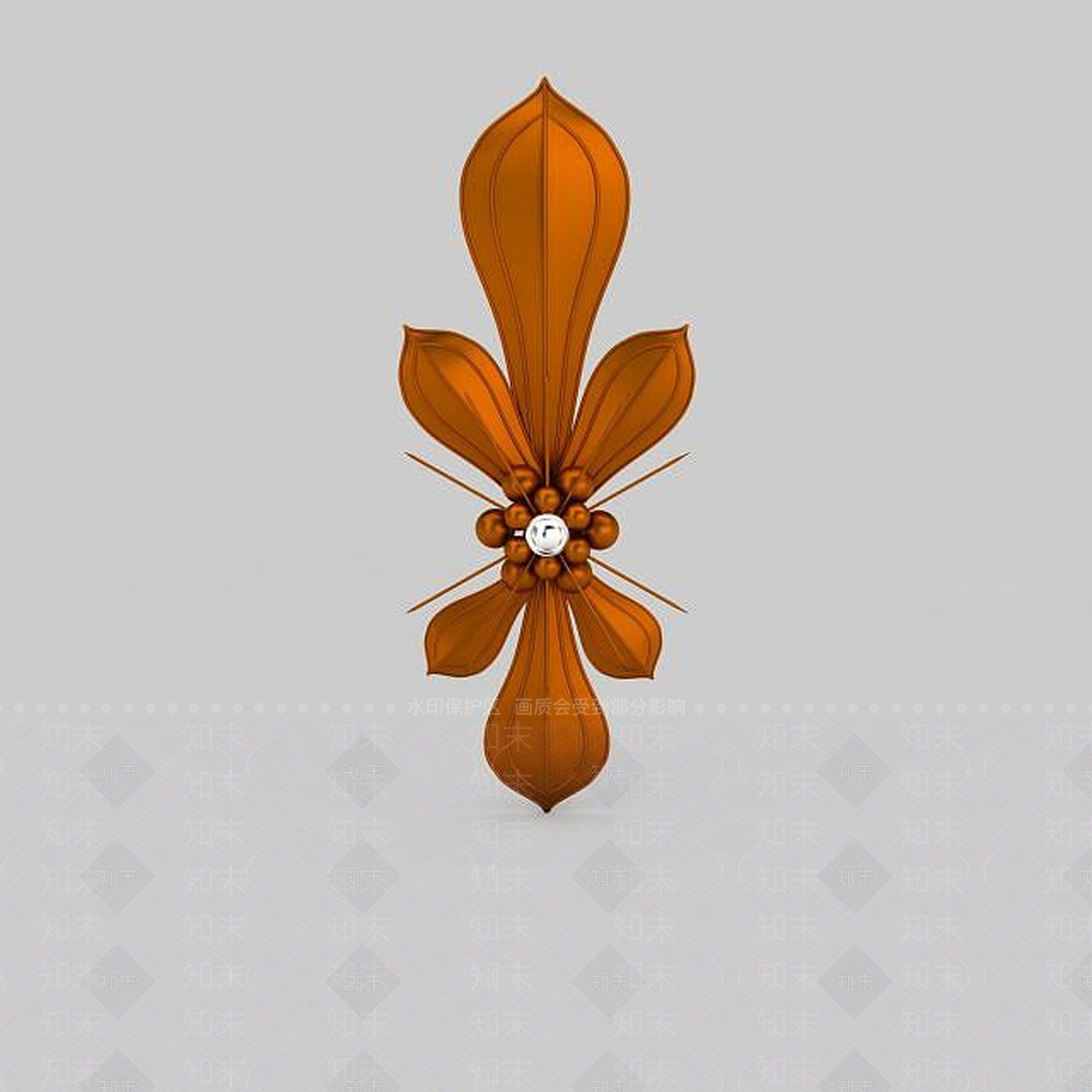 现代水晶壁灯3D模型下载【ID:1195594158】