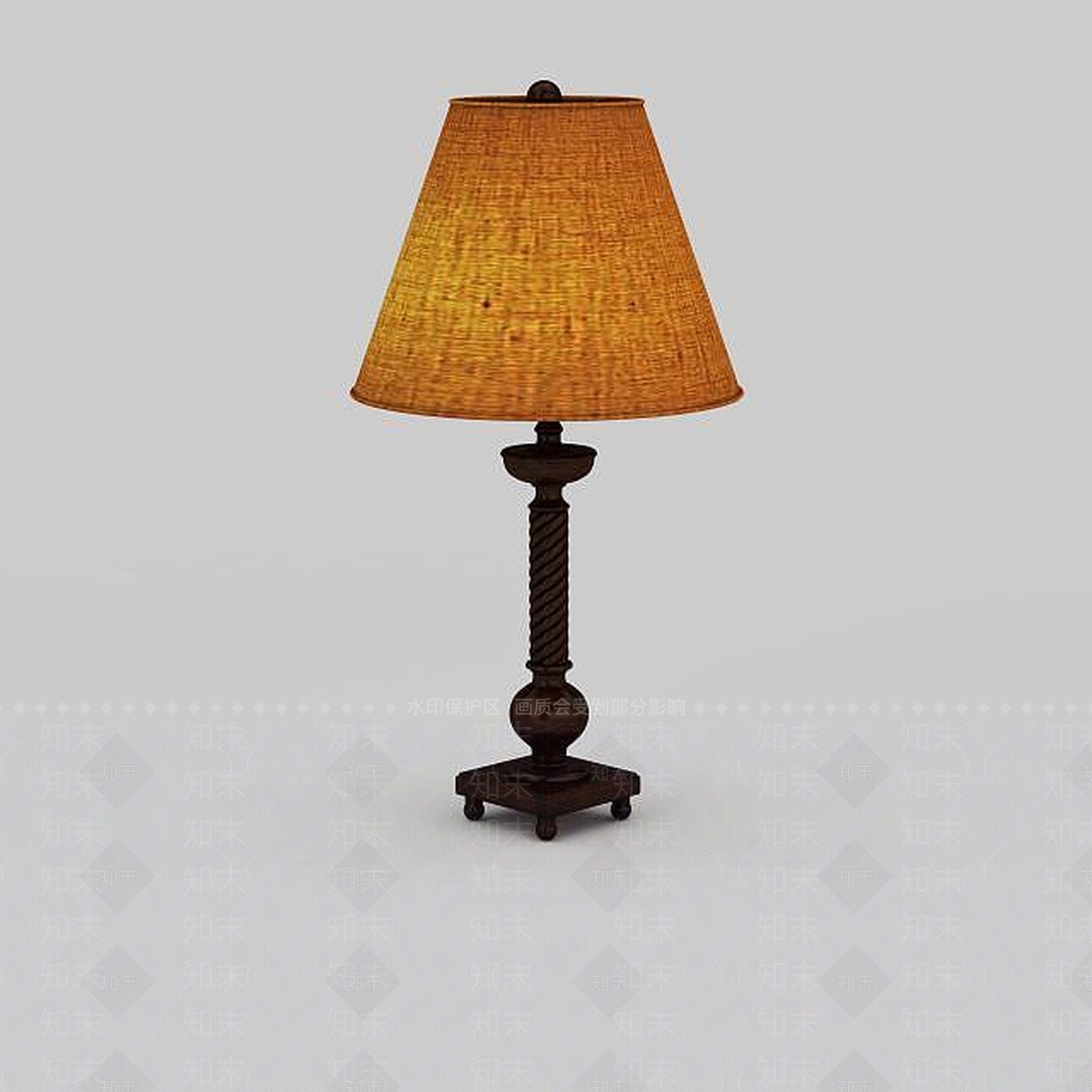 现代精美台灯3D模型下载【ID:1195594309】