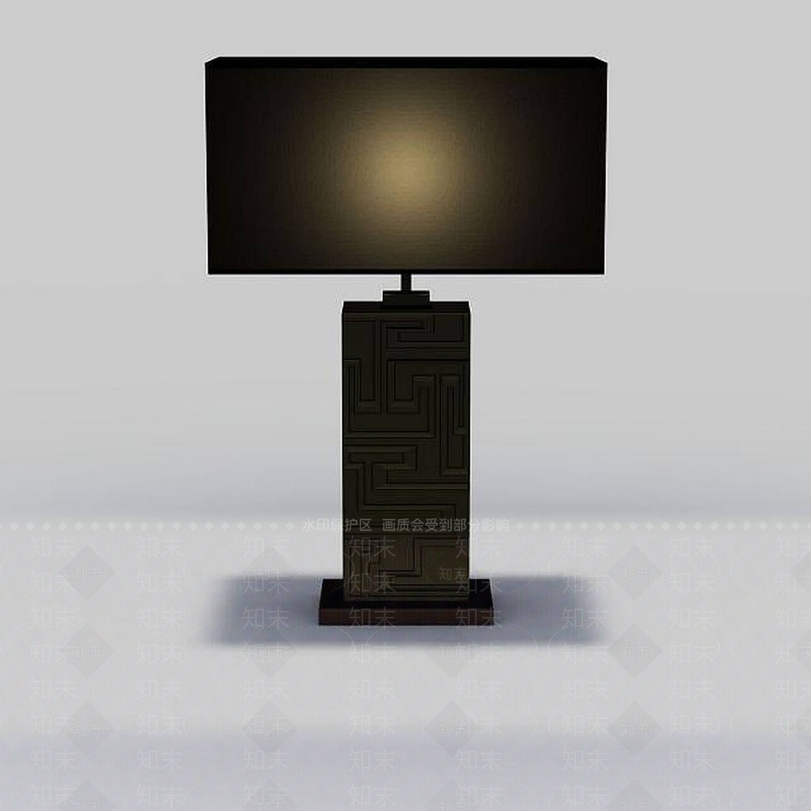 现代造型台灯3D模型下载【ID:1195594520】