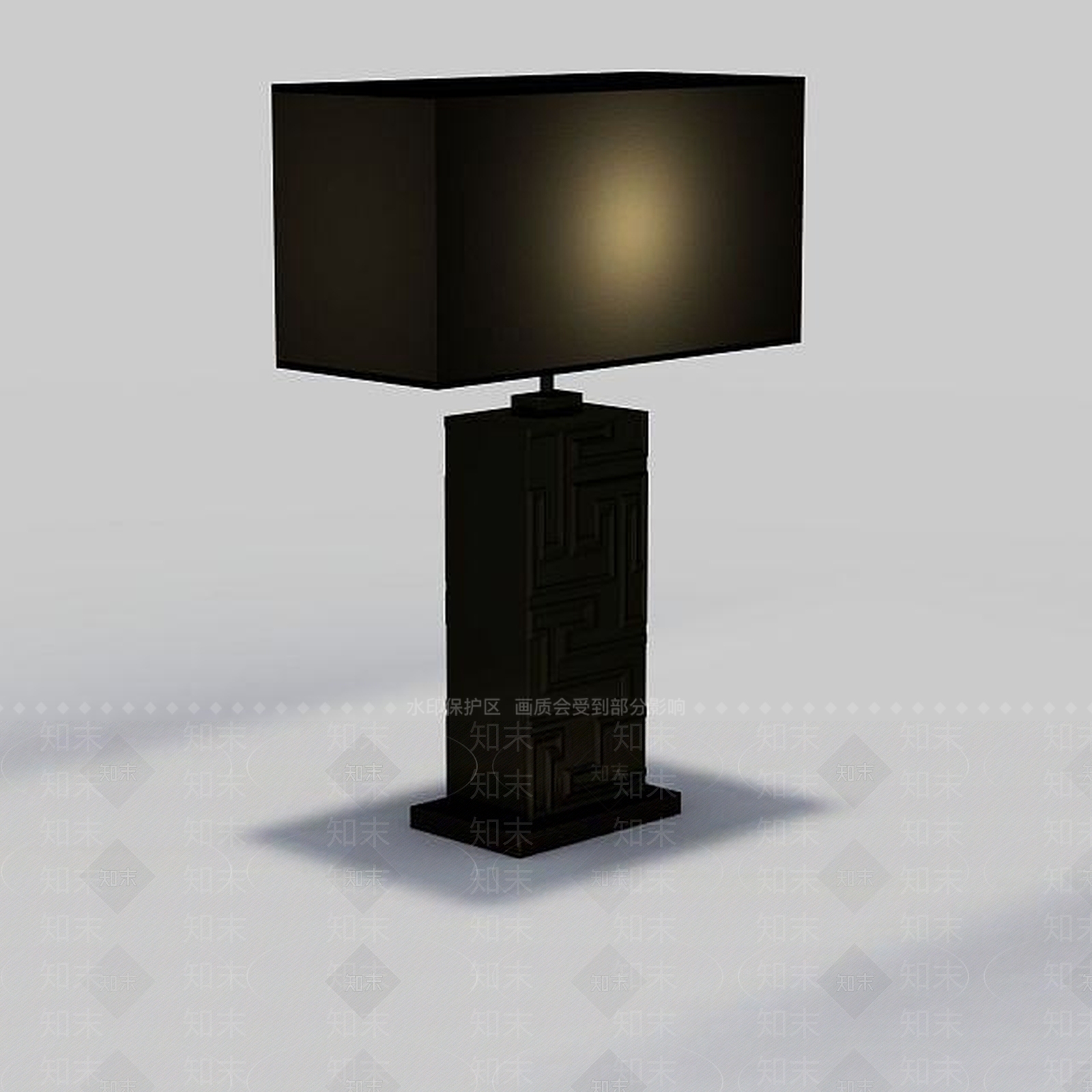 现代造型台灯3D模型下载【ID:1195594520】