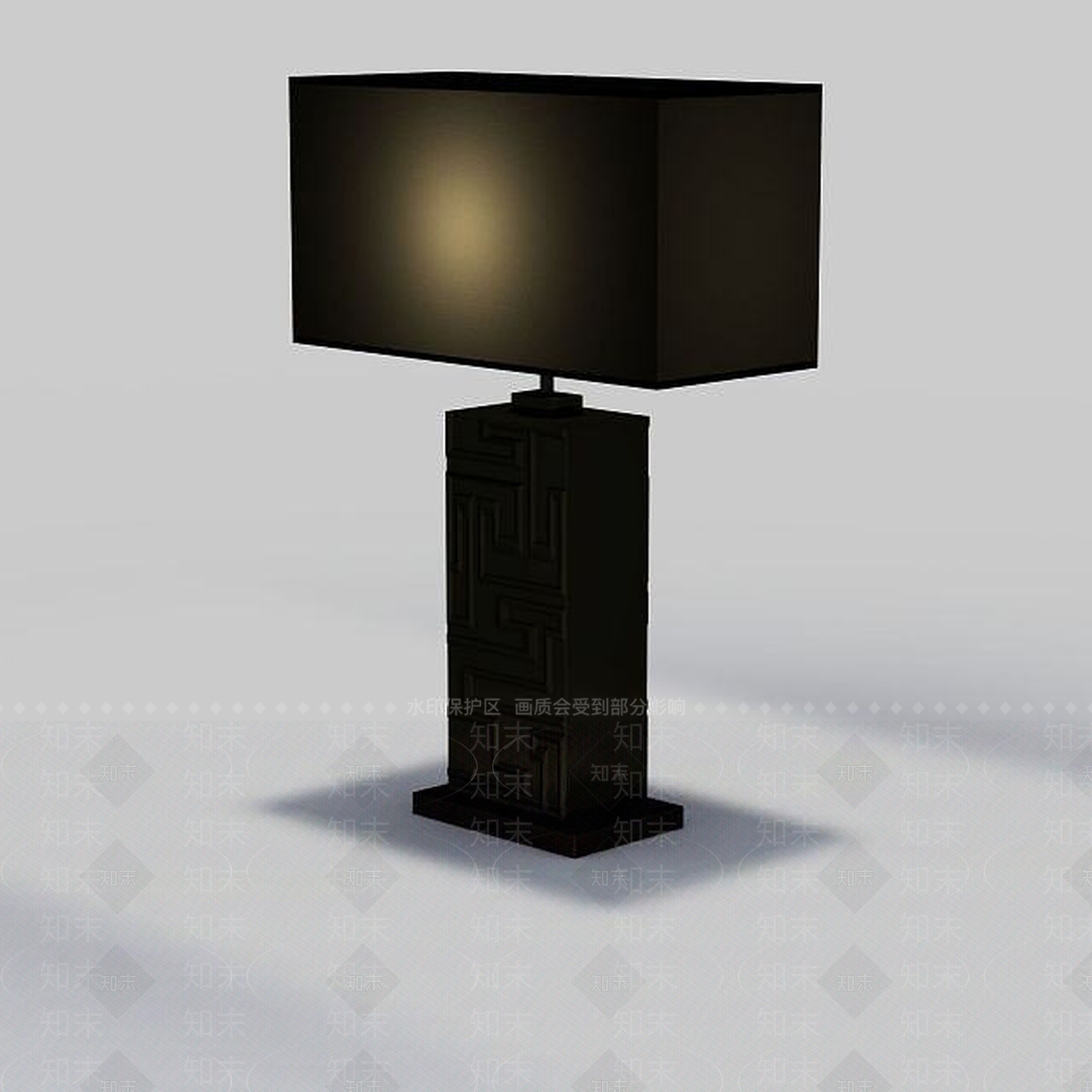 现代造型台灯3D模型下载【ID:1195594520】