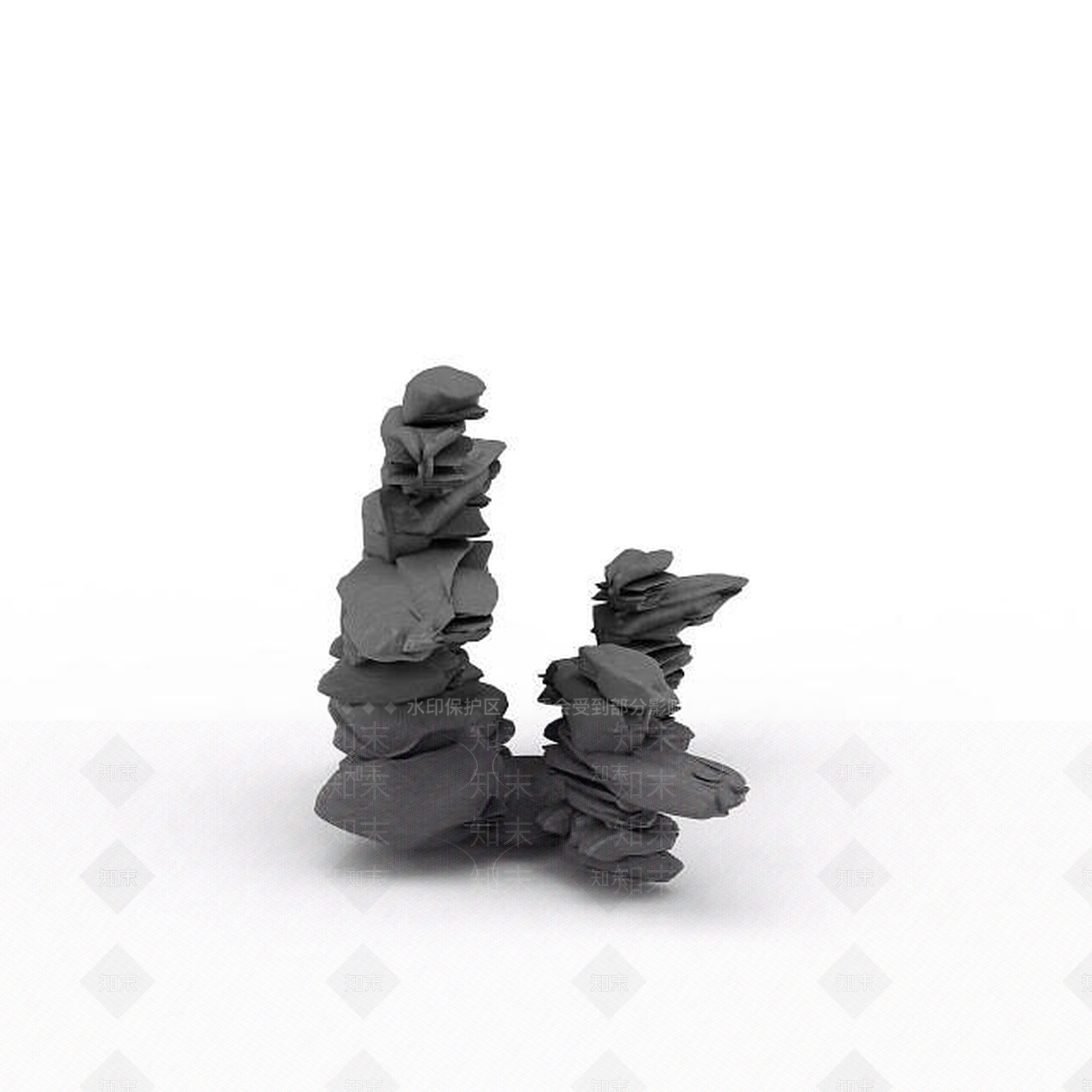 现代假山3D模型下载【ID:1195594656】