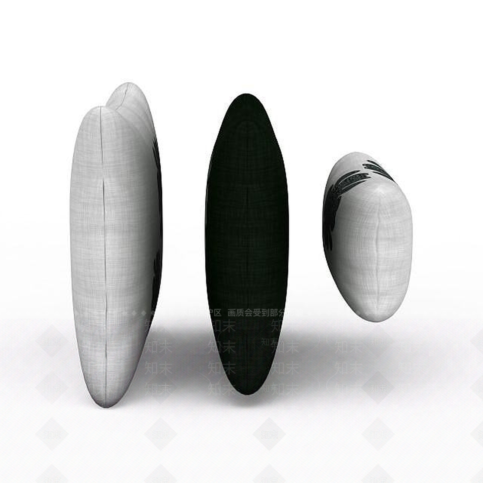 现代简约抱枕3D模型下载【ID:1195594903】