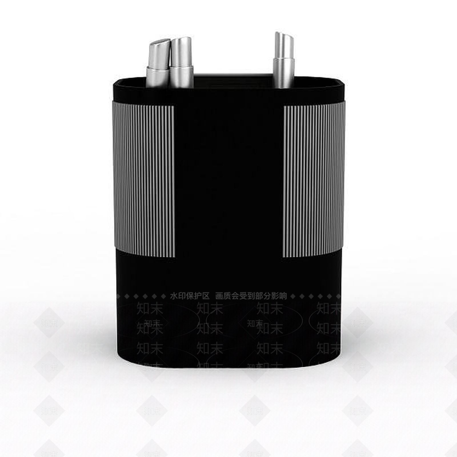 现代简约笔筒3D模型下载【ID:1195595447】