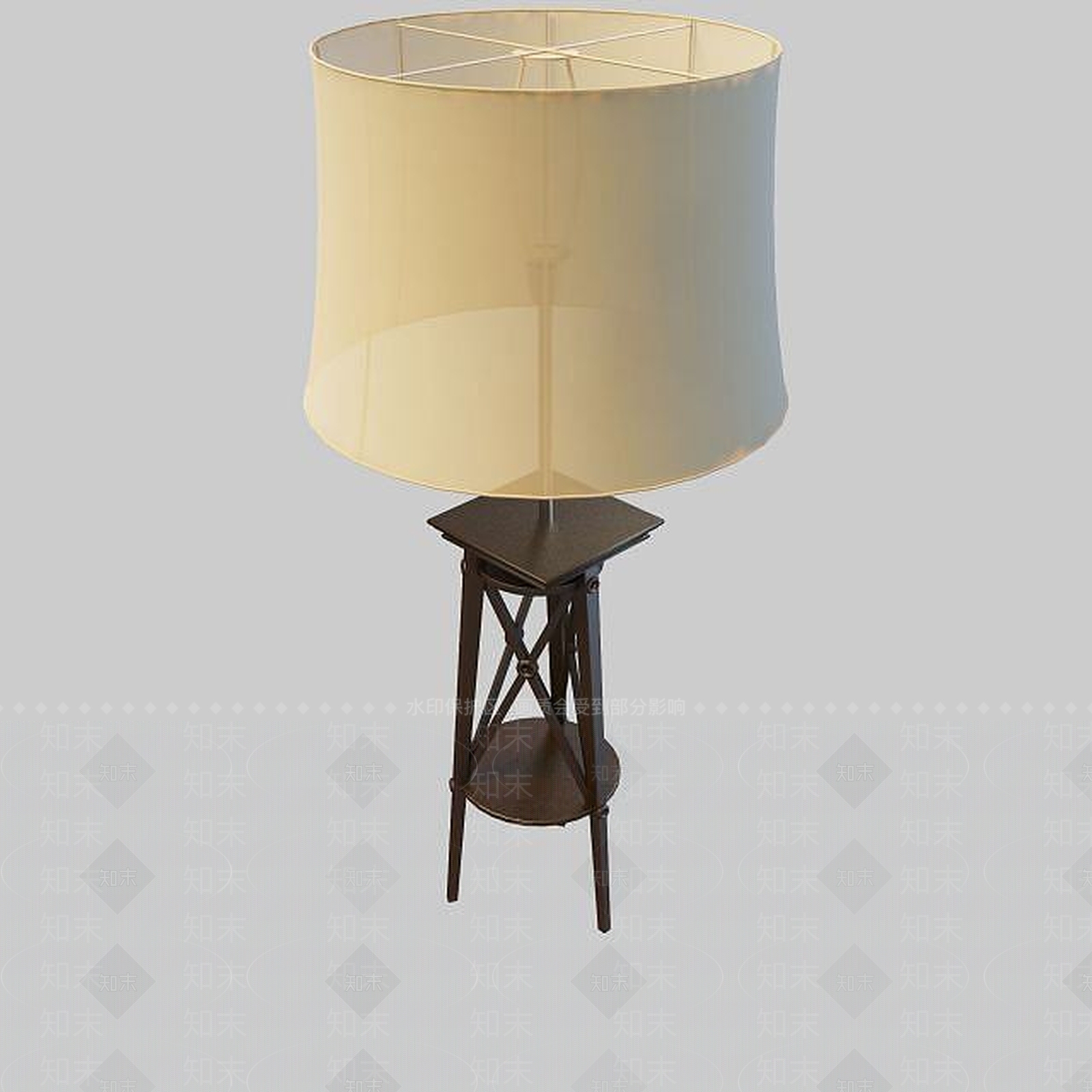欧式古典欧式台灯3D模型下载【ID:1195596449】