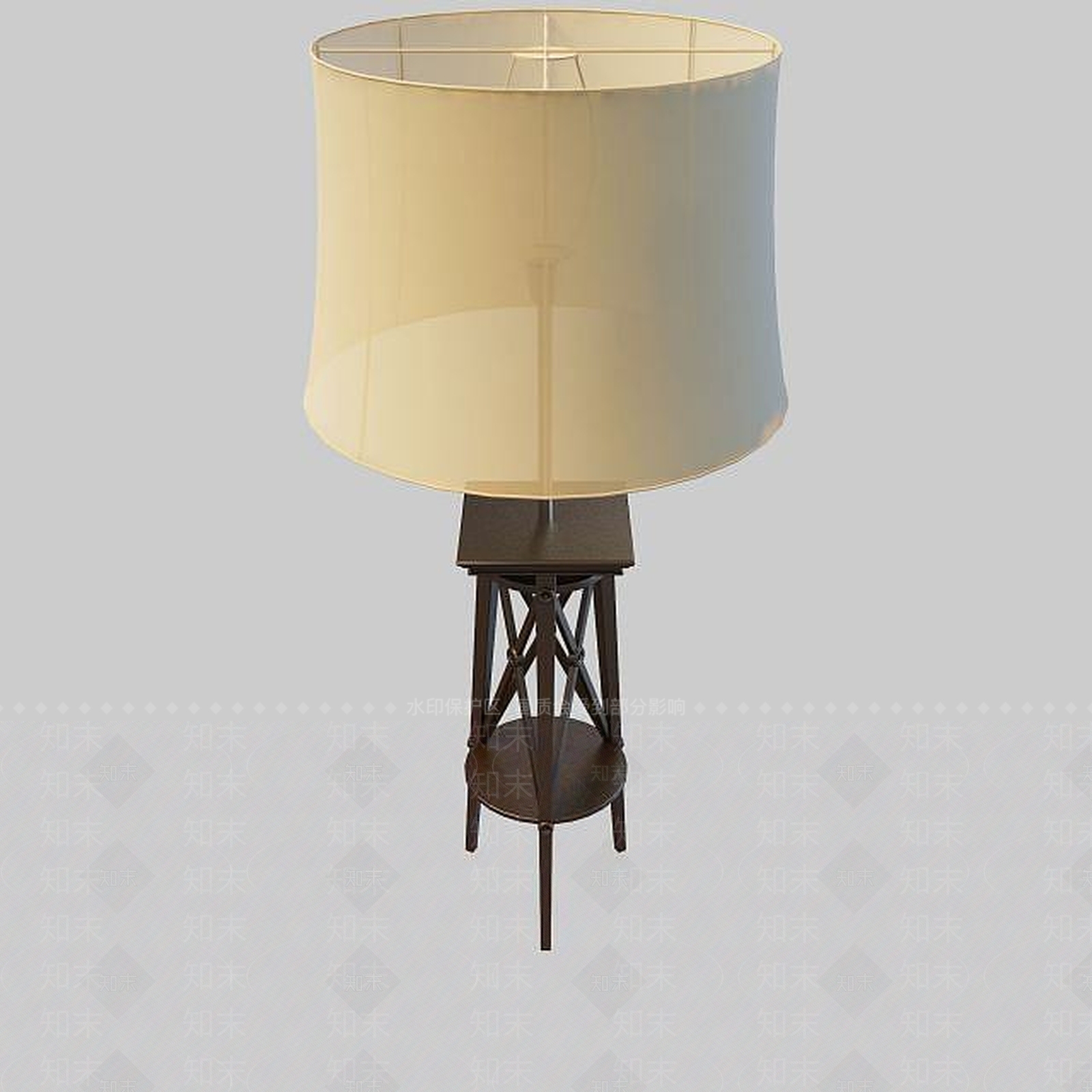 欧式古典欧式台灯3D模型下载【ID:1195596449】