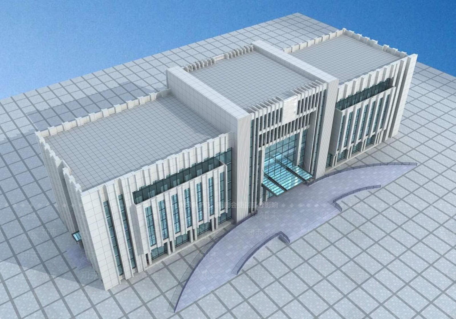 现代其他办公空间3D模型下载【ID:1195600344】