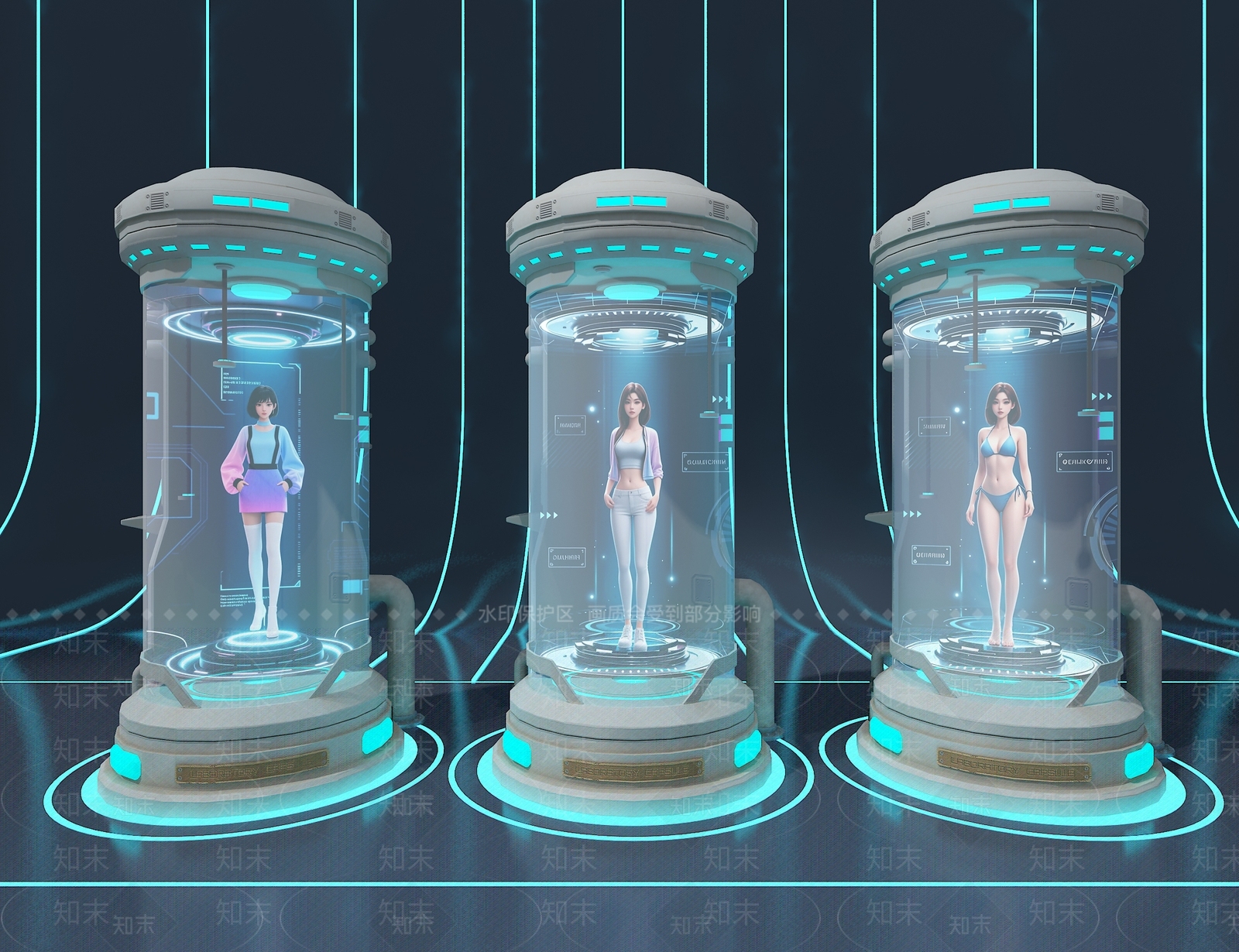 虚拟人物3D模型下载【ID:1195602066】