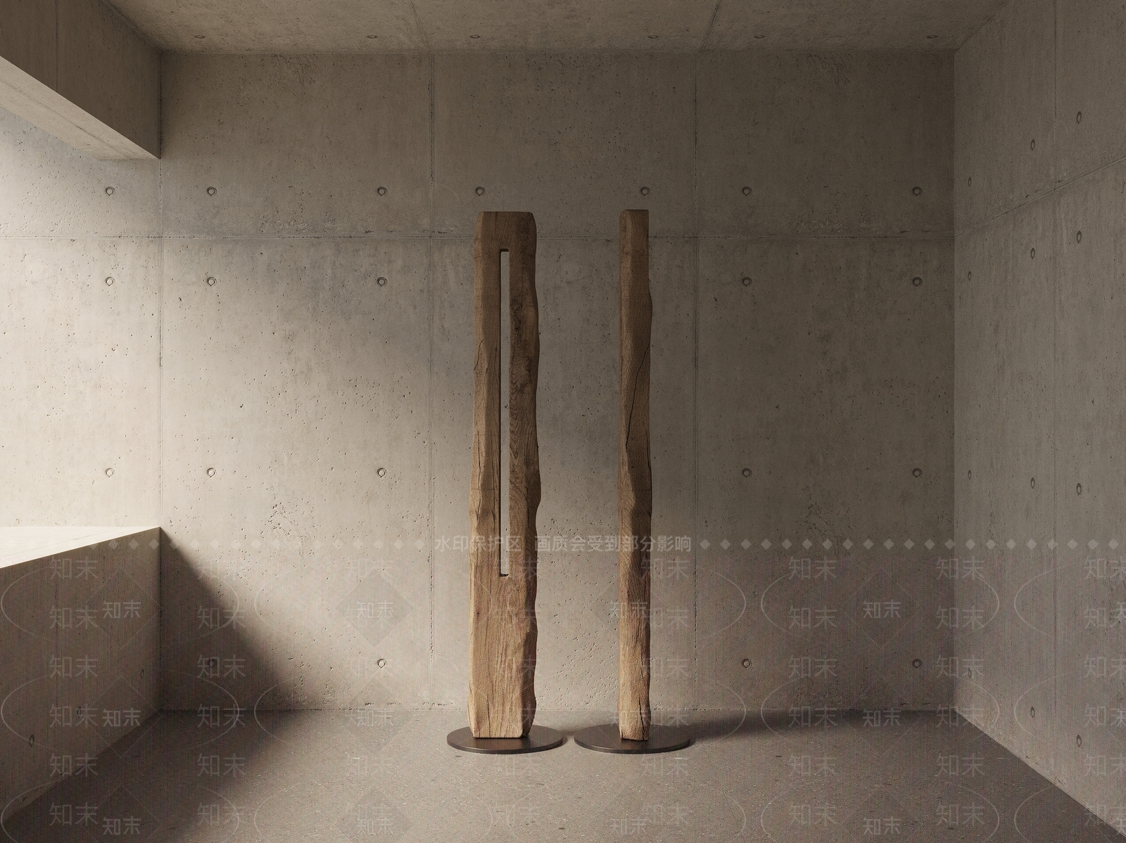 现代中式艺术装置3D模型下载【ID:1195602752】