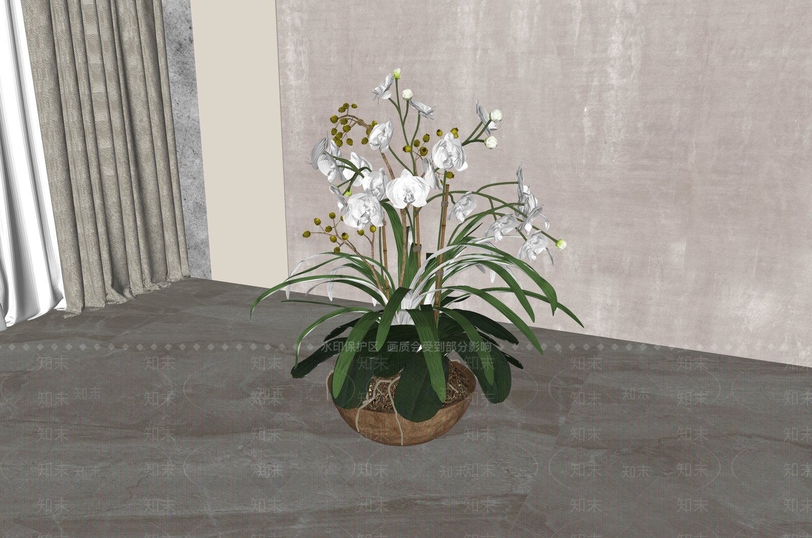 花草SU模型下载【ID:1195604318】