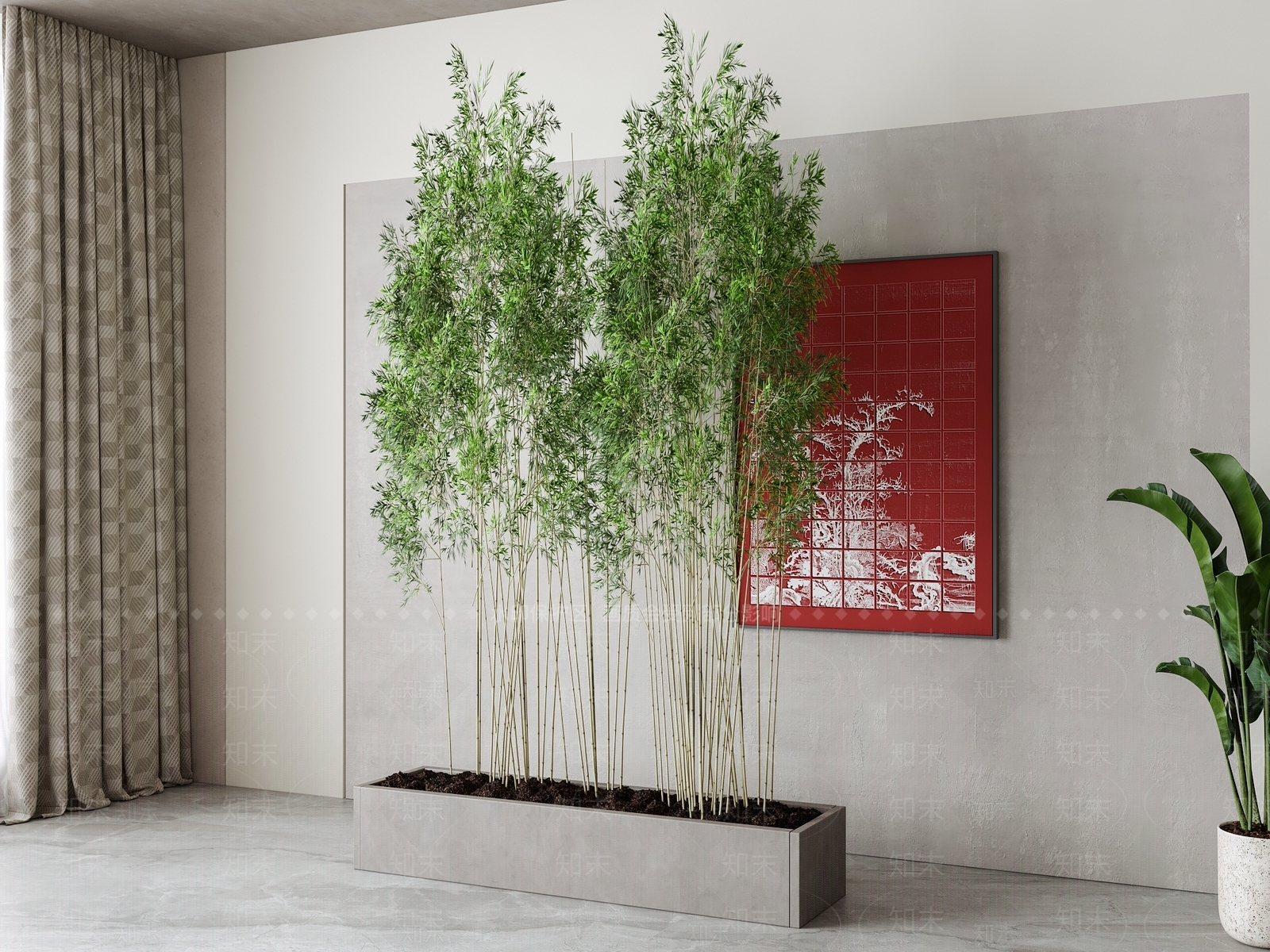 竹子SU模型下载【ID:1195606286】