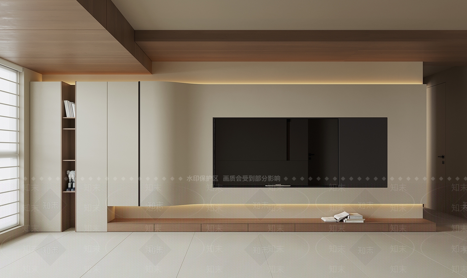 现代电视背景墙3D模型下载【ID:1195606849】
