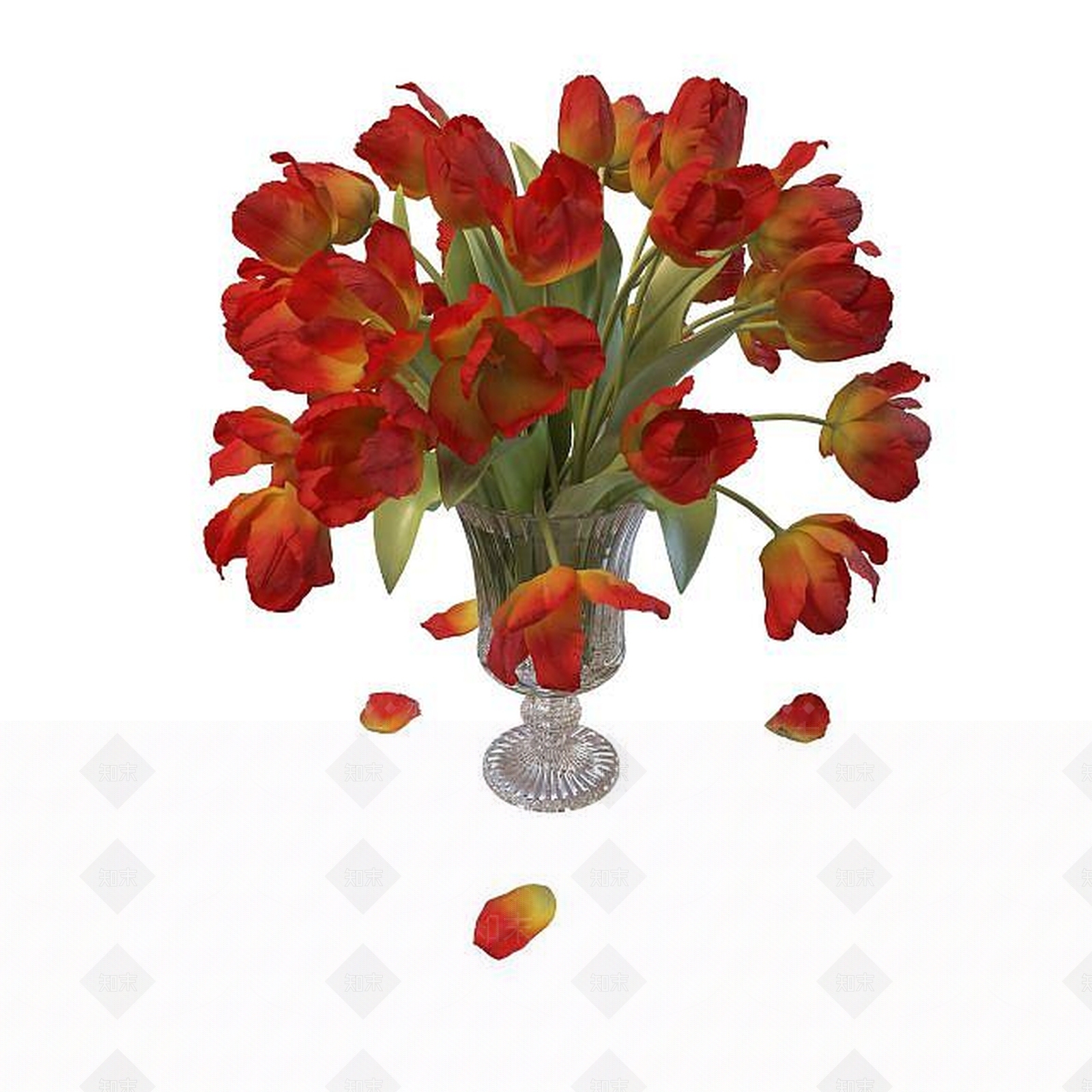 现代客厅花瓶3D模型下载【ID:1195620406】