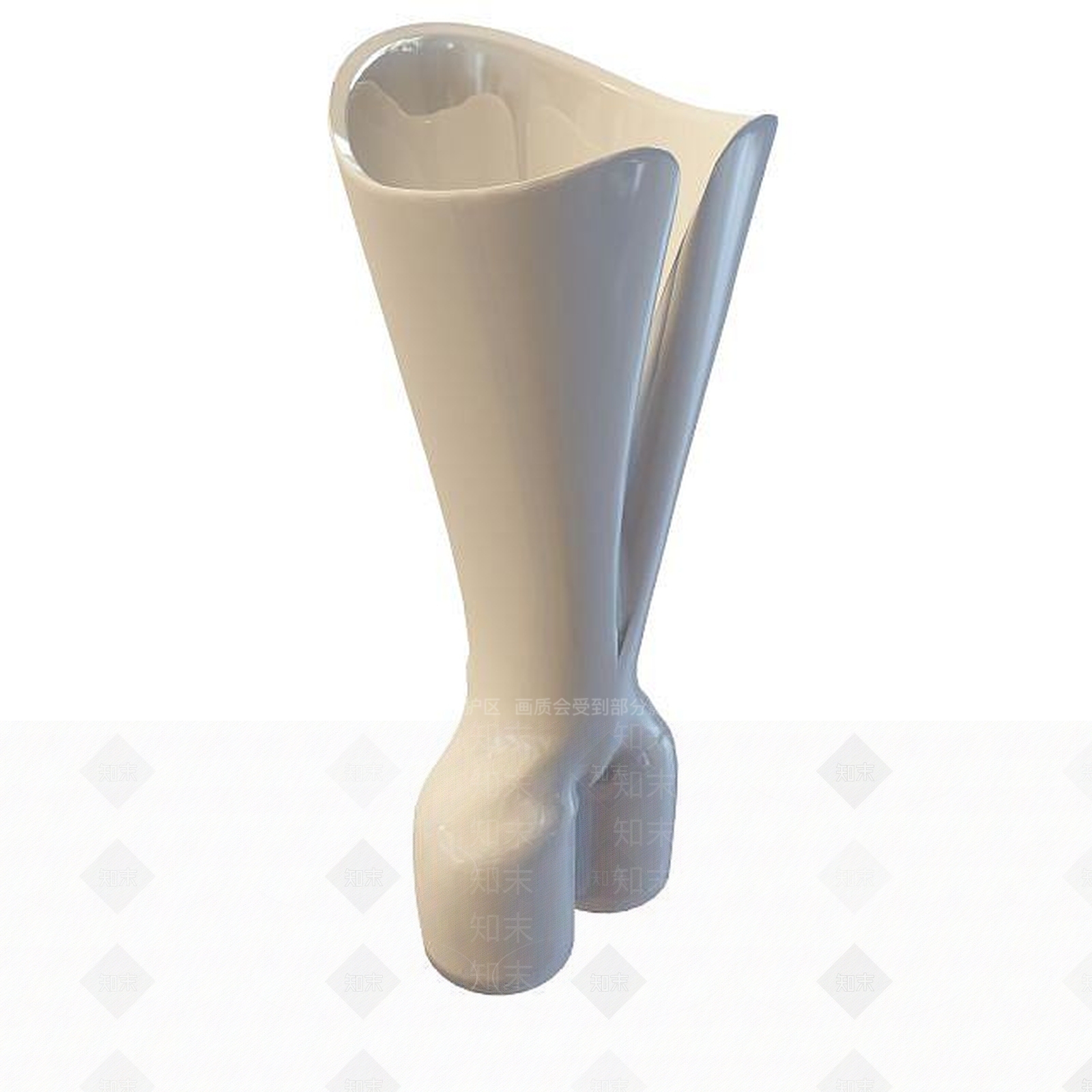 现代陶瓷花瓶3D模型下载【ID:1195620550】