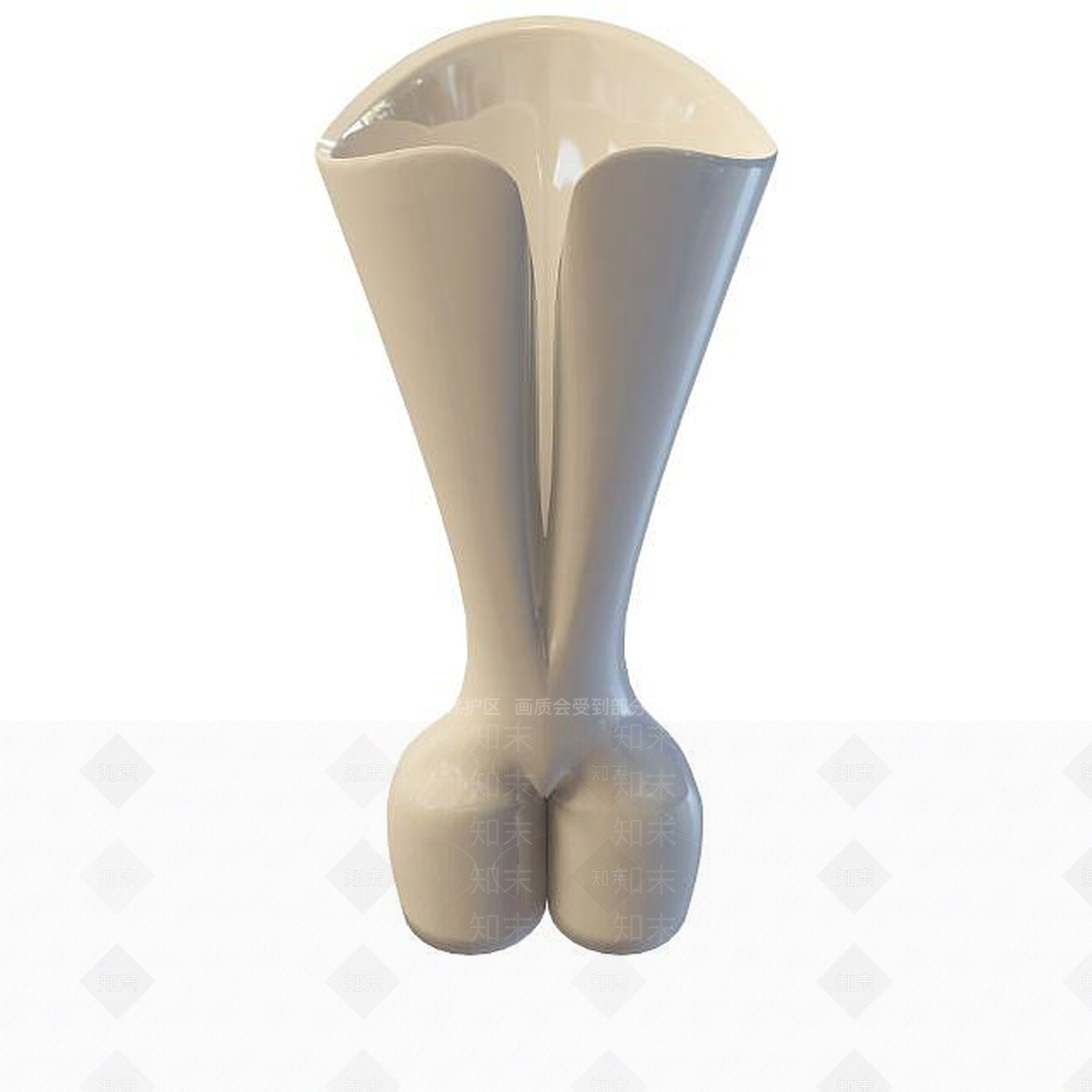 现代花3D模型渲染效果图