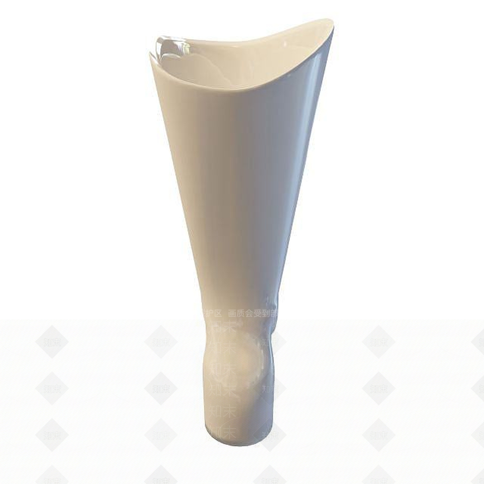 现代陶瓷花瓶3D模型下载【ID:1195620550】