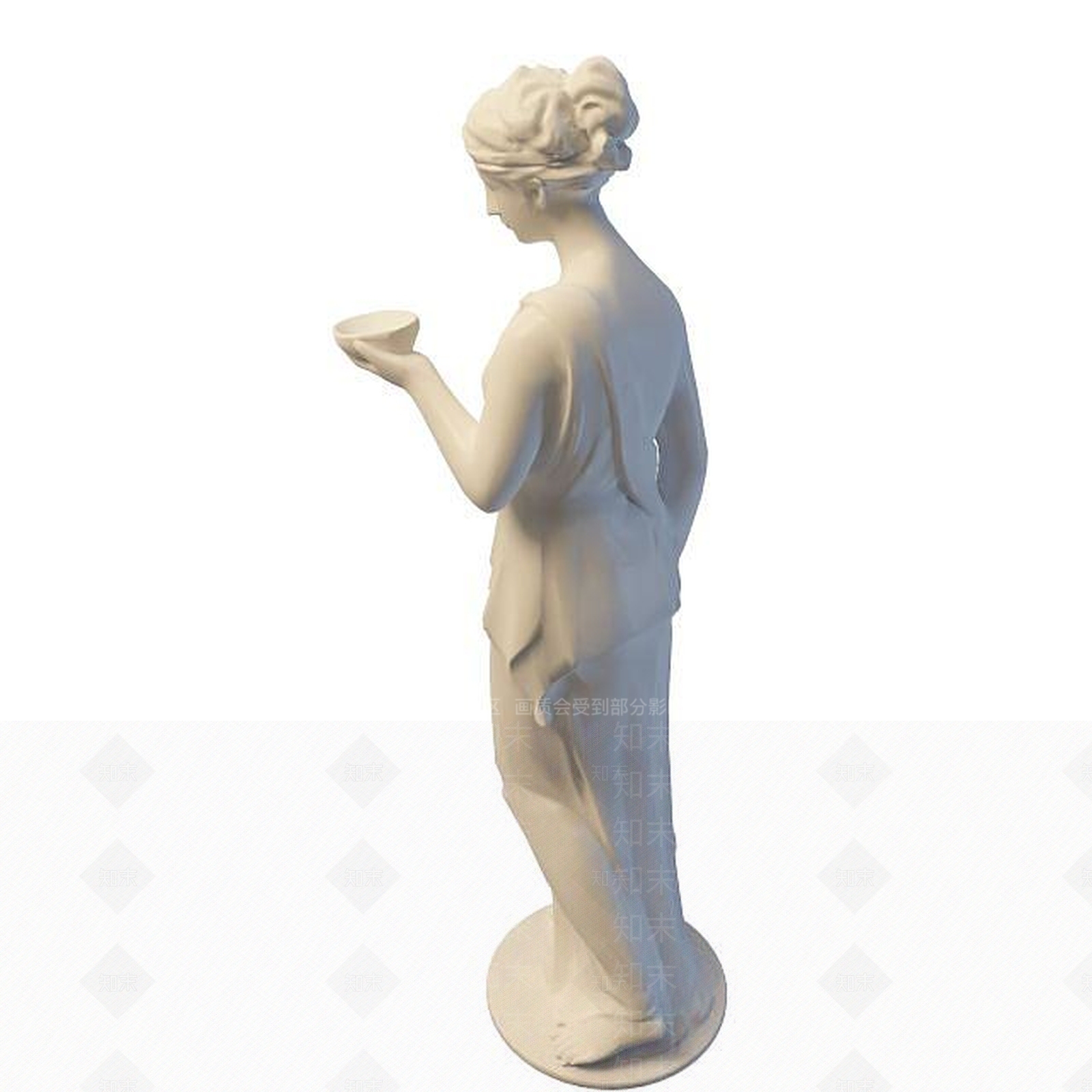 现代人物雕塑3D模型下载【ID:1195620535】