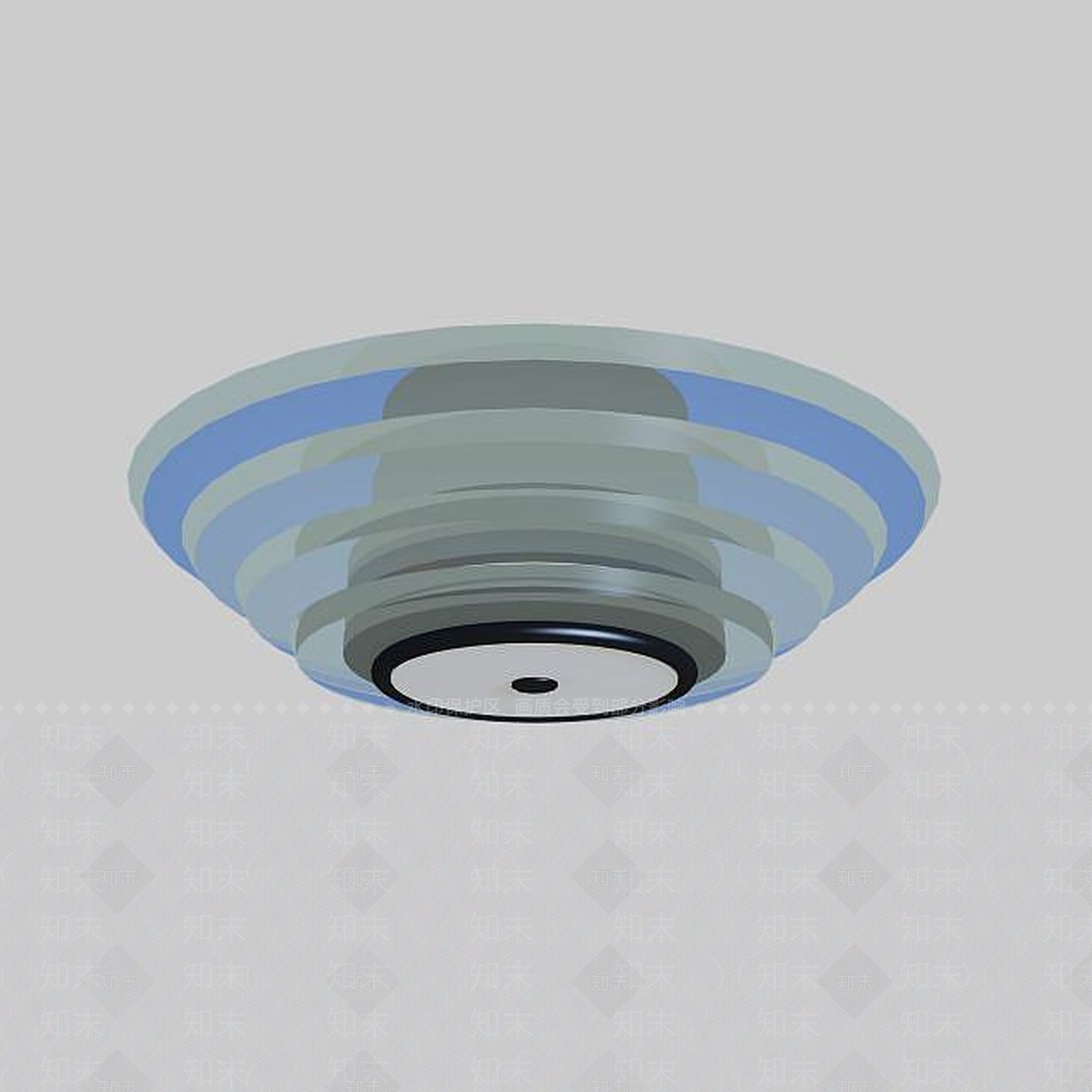 现代吸顶灯3D模型下载【ID:1195621793】