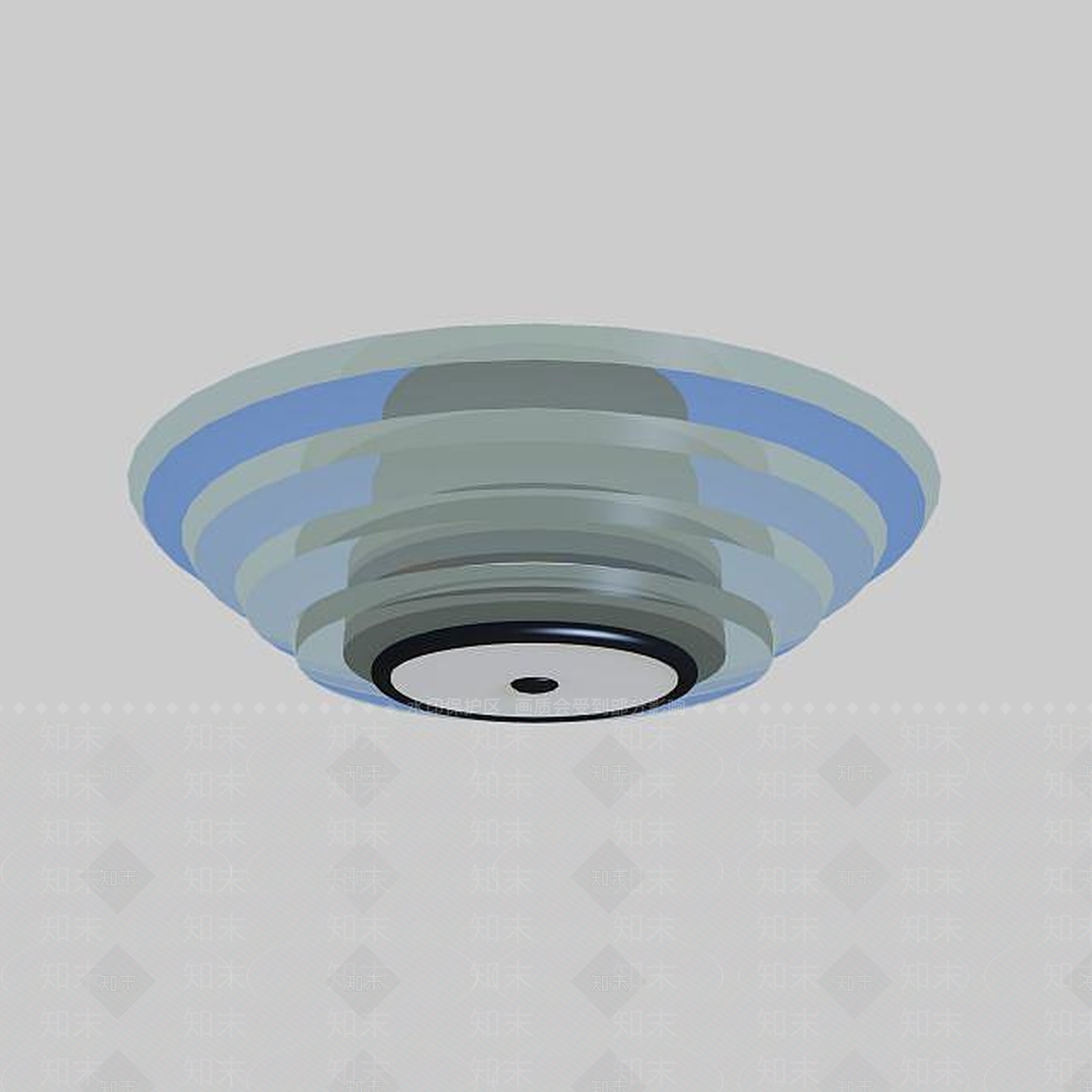 现代吸顶灯3D模型下载【ID:1195621793】
