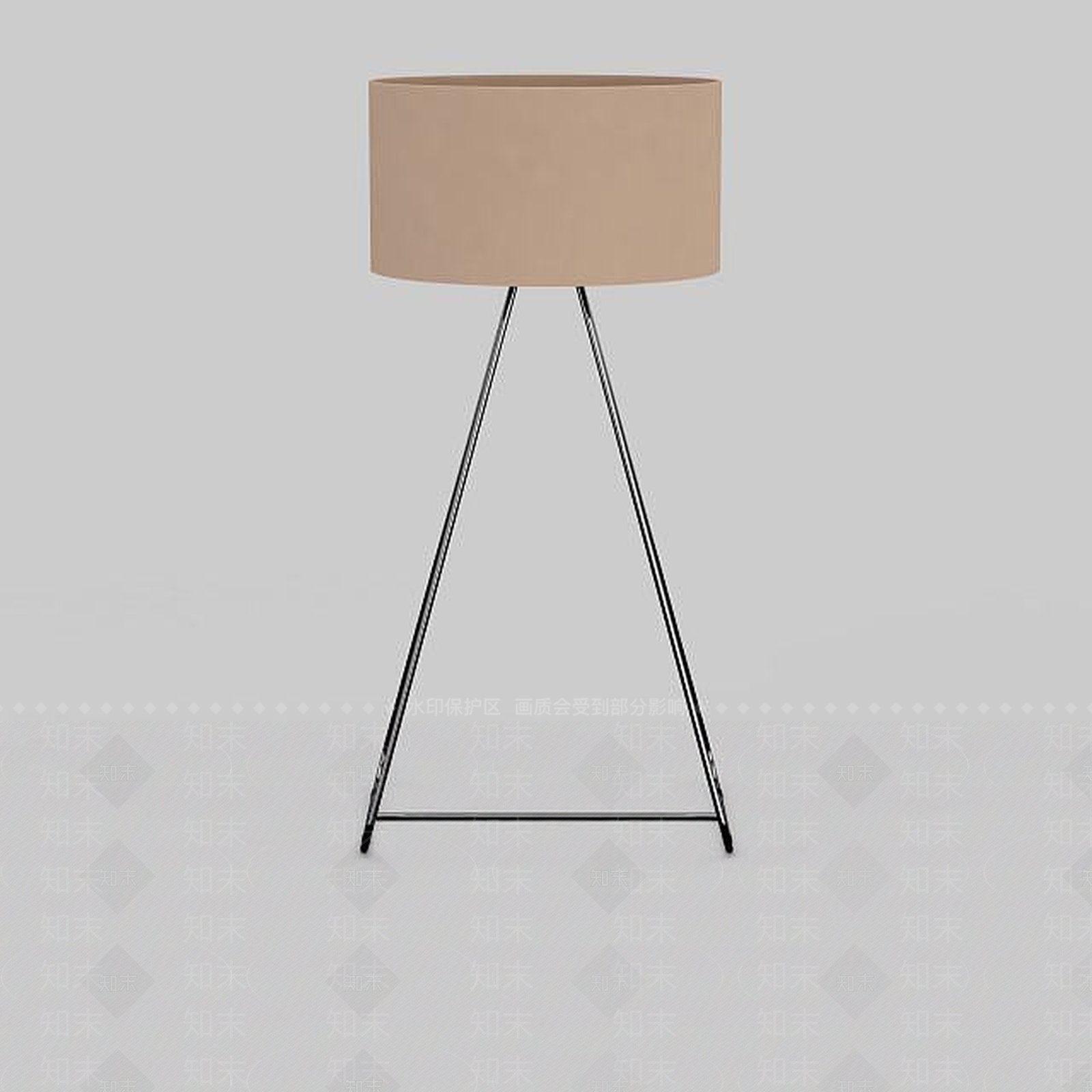 现代简约圆台灯3D模型下载【ID:1195622268】