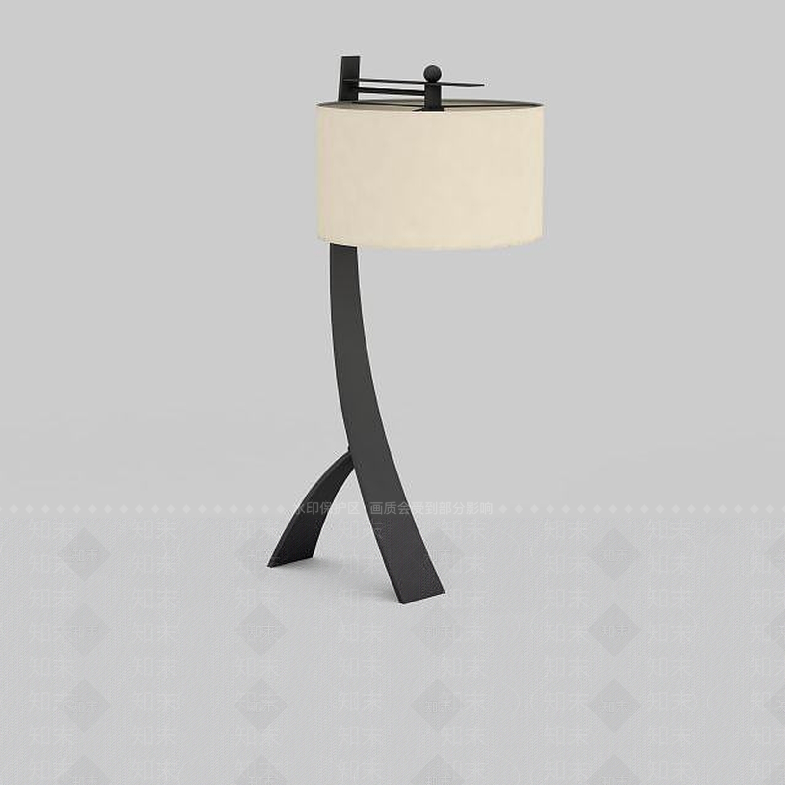 现代简约台灯3D模型下载【ID:1195622467】