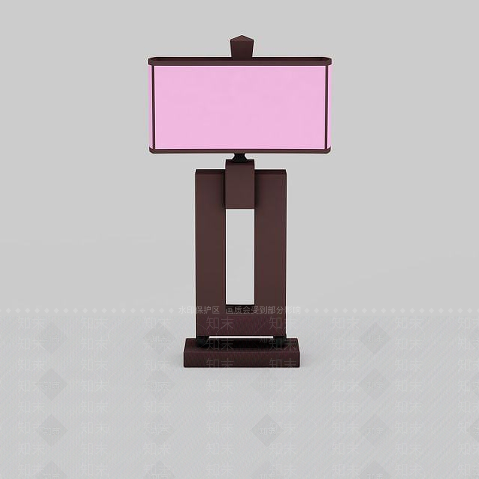 中式台灯3D模型下载【ID:1195622916】