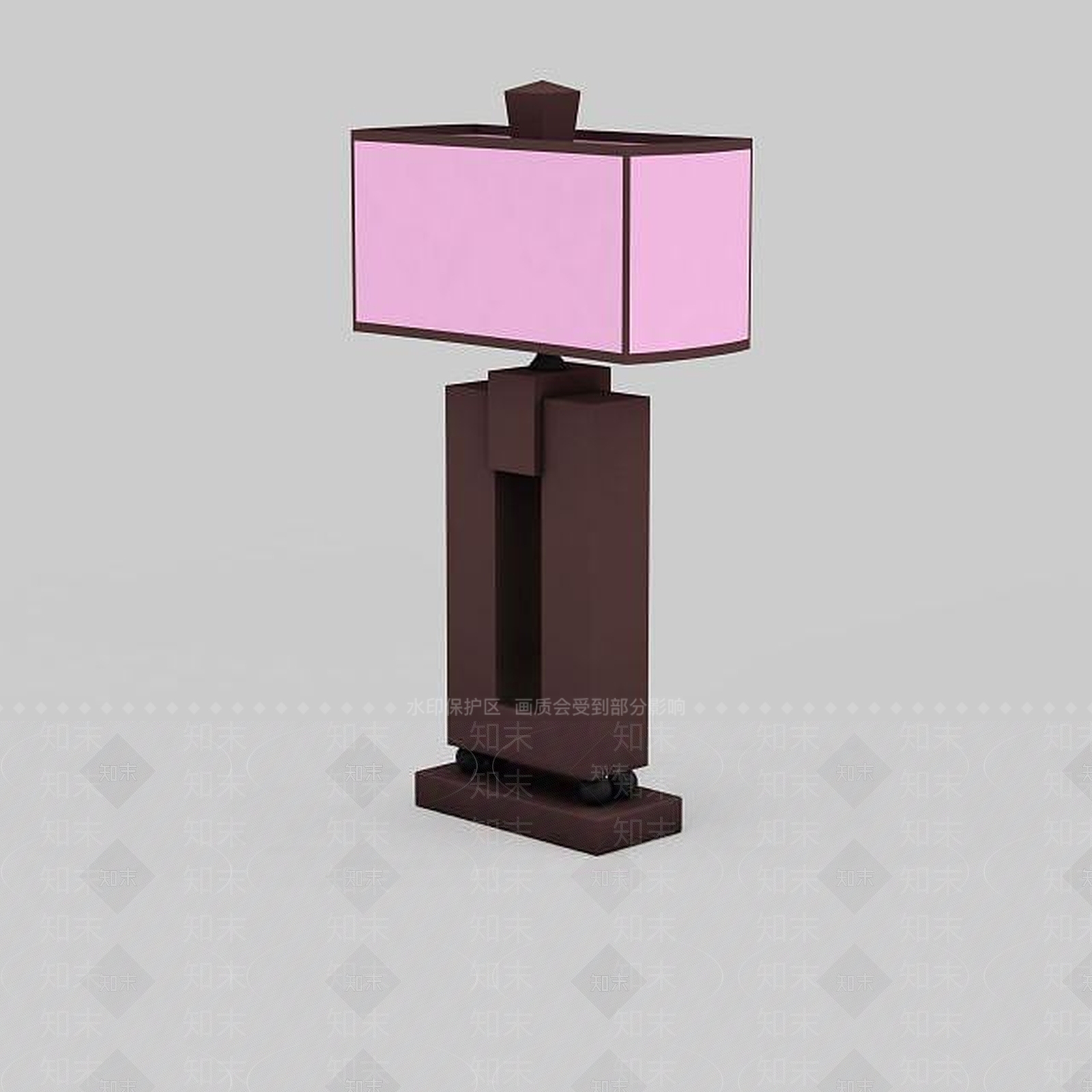 中式台灯3D模型下载【ID:1195622916】