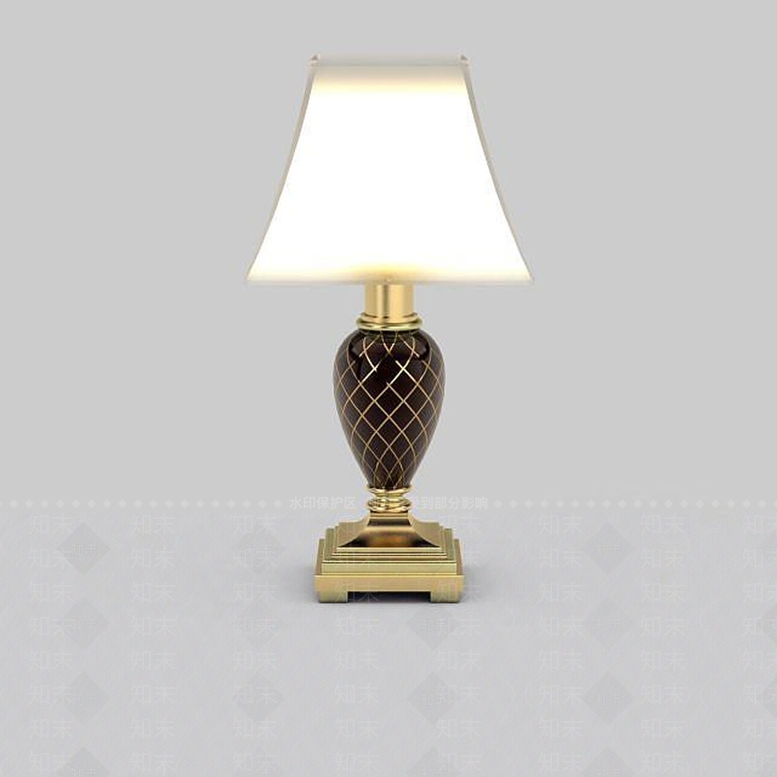 现代台灯3D模型下载【ID:1195623013】