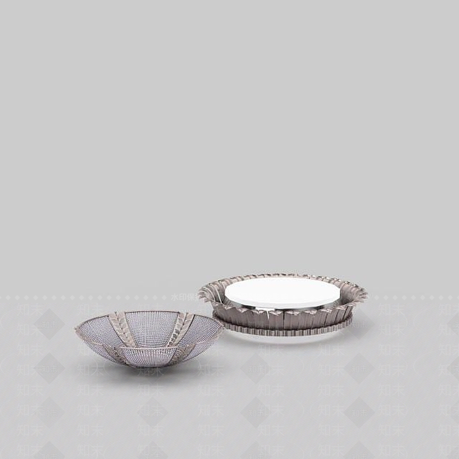 现代精品吸顶灯3D模型下载【ID:1195624009】