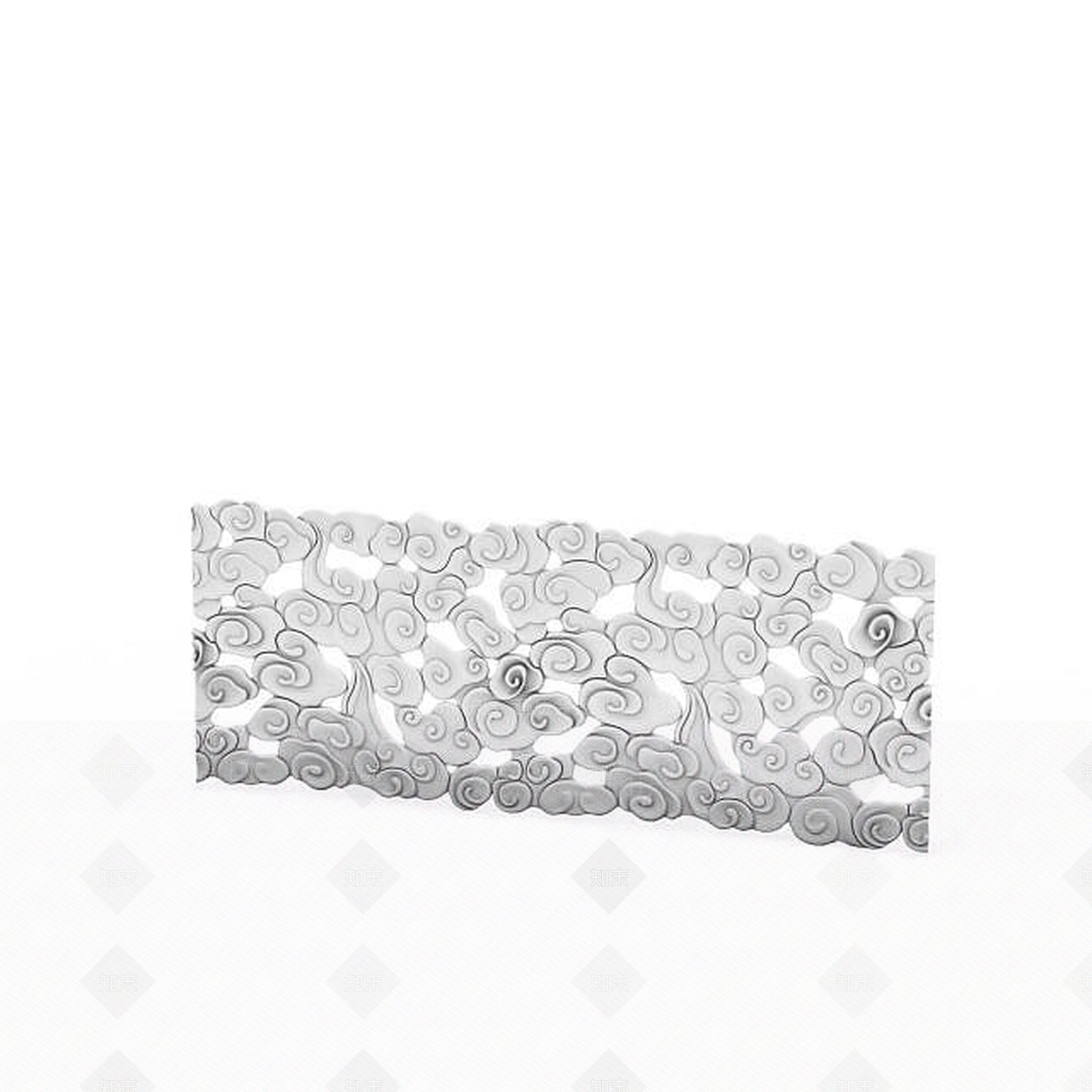 中式祥云浮雕3D模型下载【ID:1195624290】