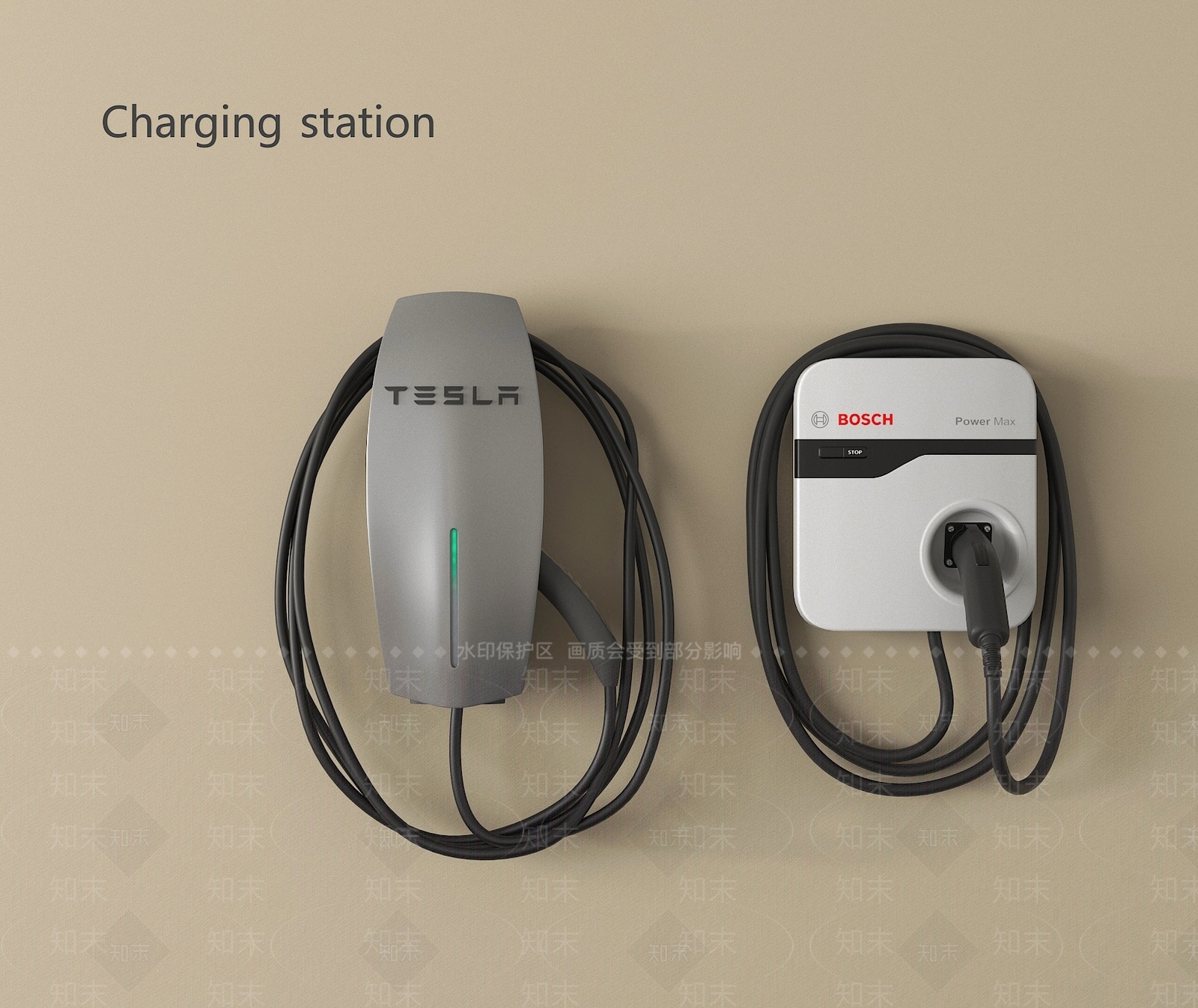 充电桩SU模型下载【ID:1195624229】