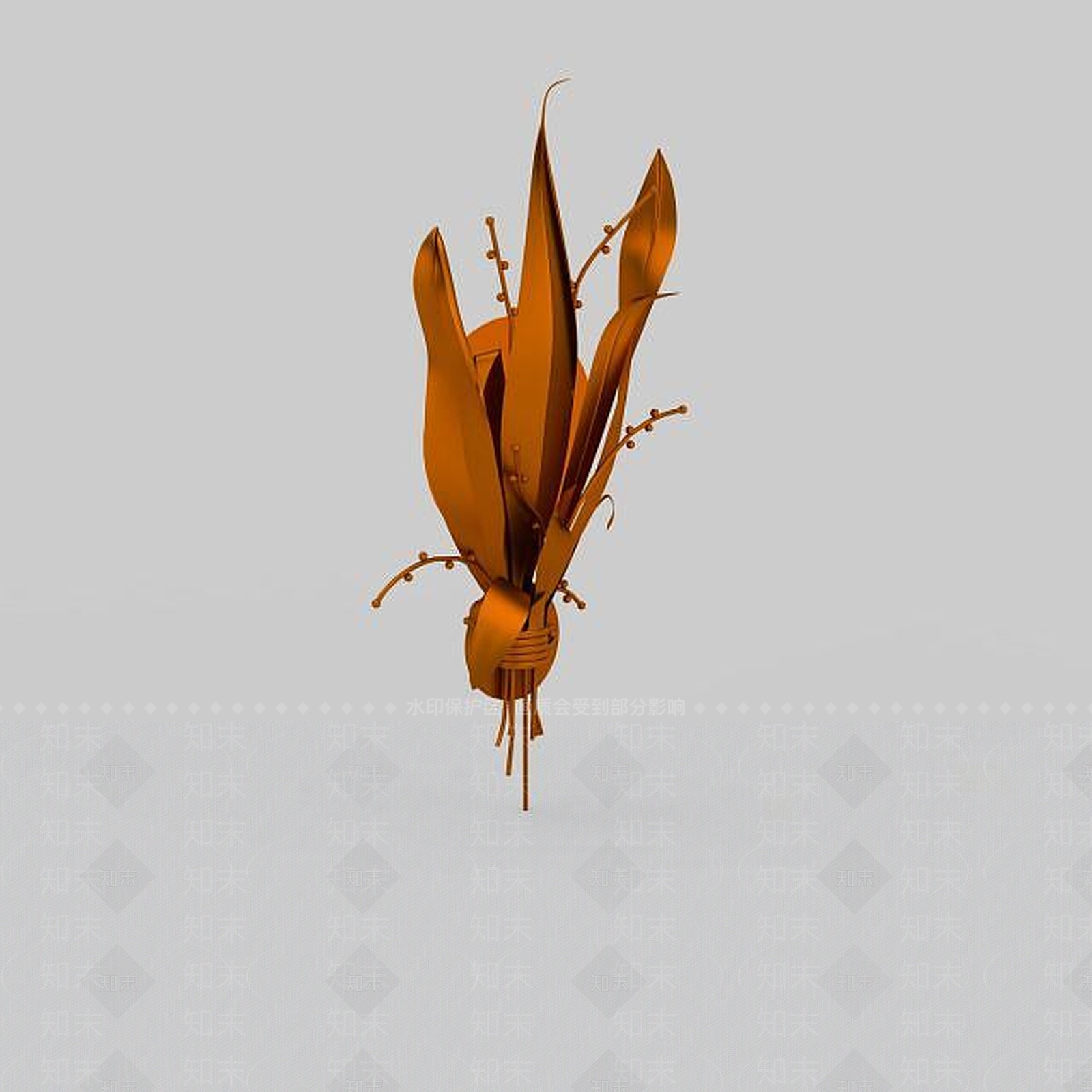 现代艺术壁灯3D模型下载【ID:1195624950】