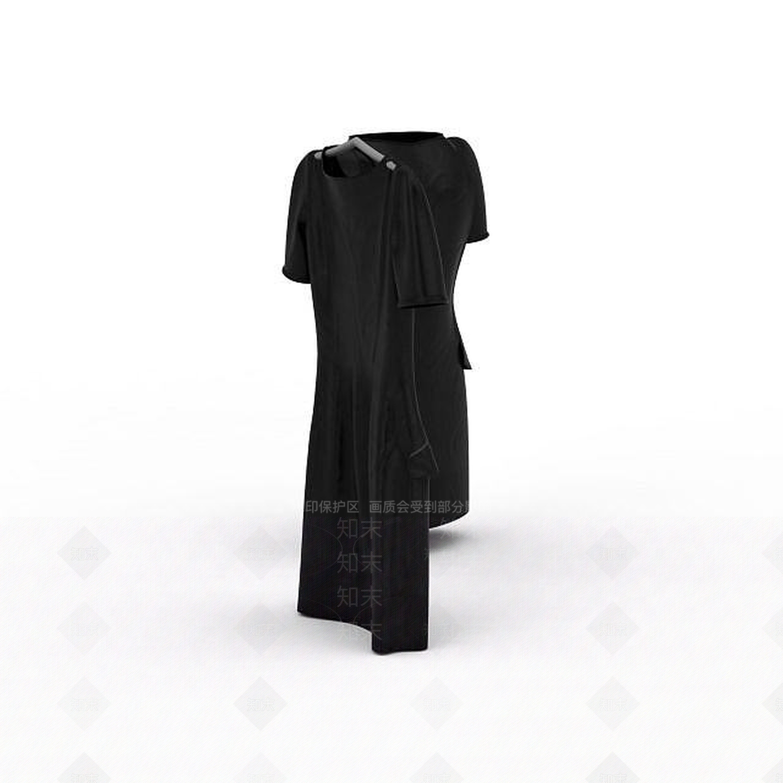 现代女士连衣裙3D模型下载【ID:1195625581】