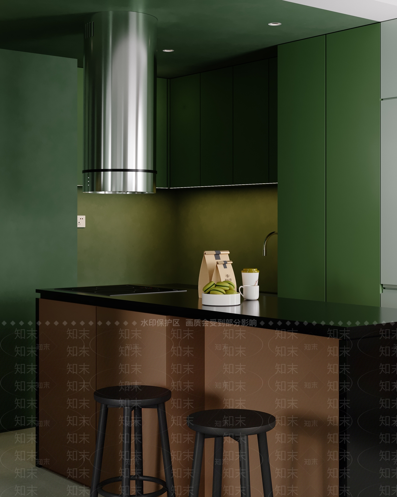 现代北欧客餐厅3D模型下载【ID:1195625914】