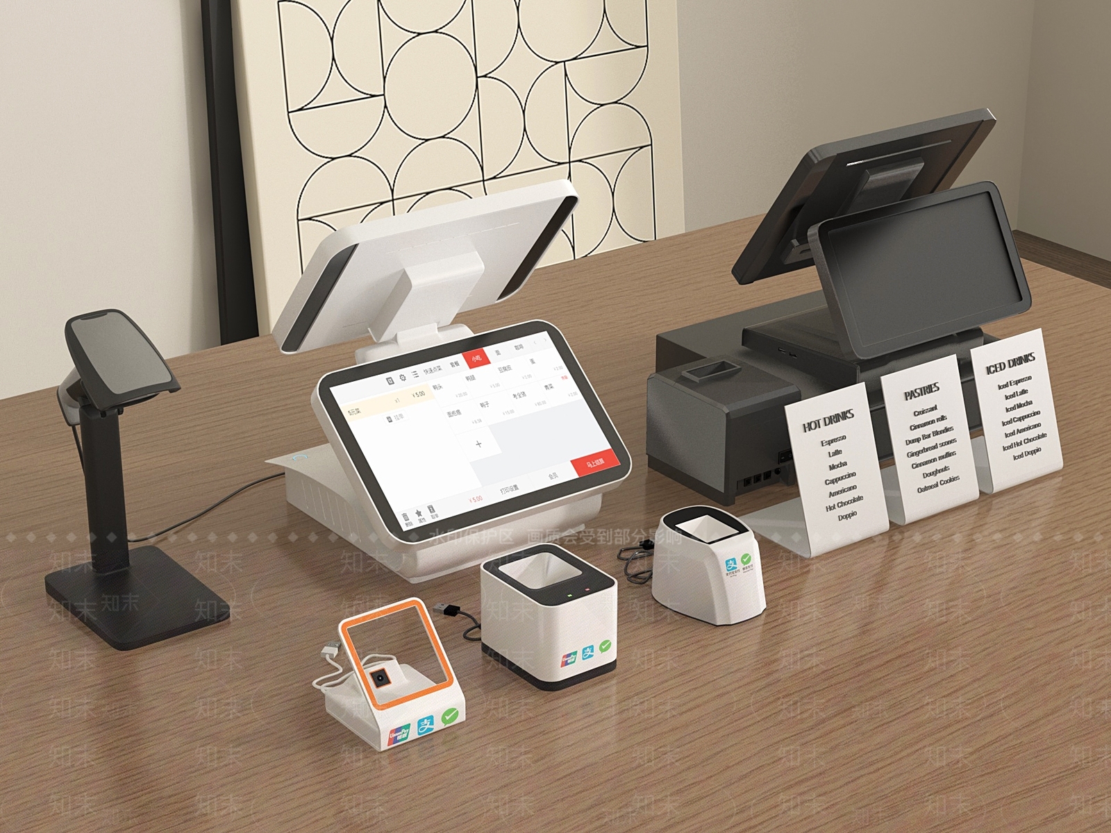 现代收银台SU模型下载【ID:1195630215】