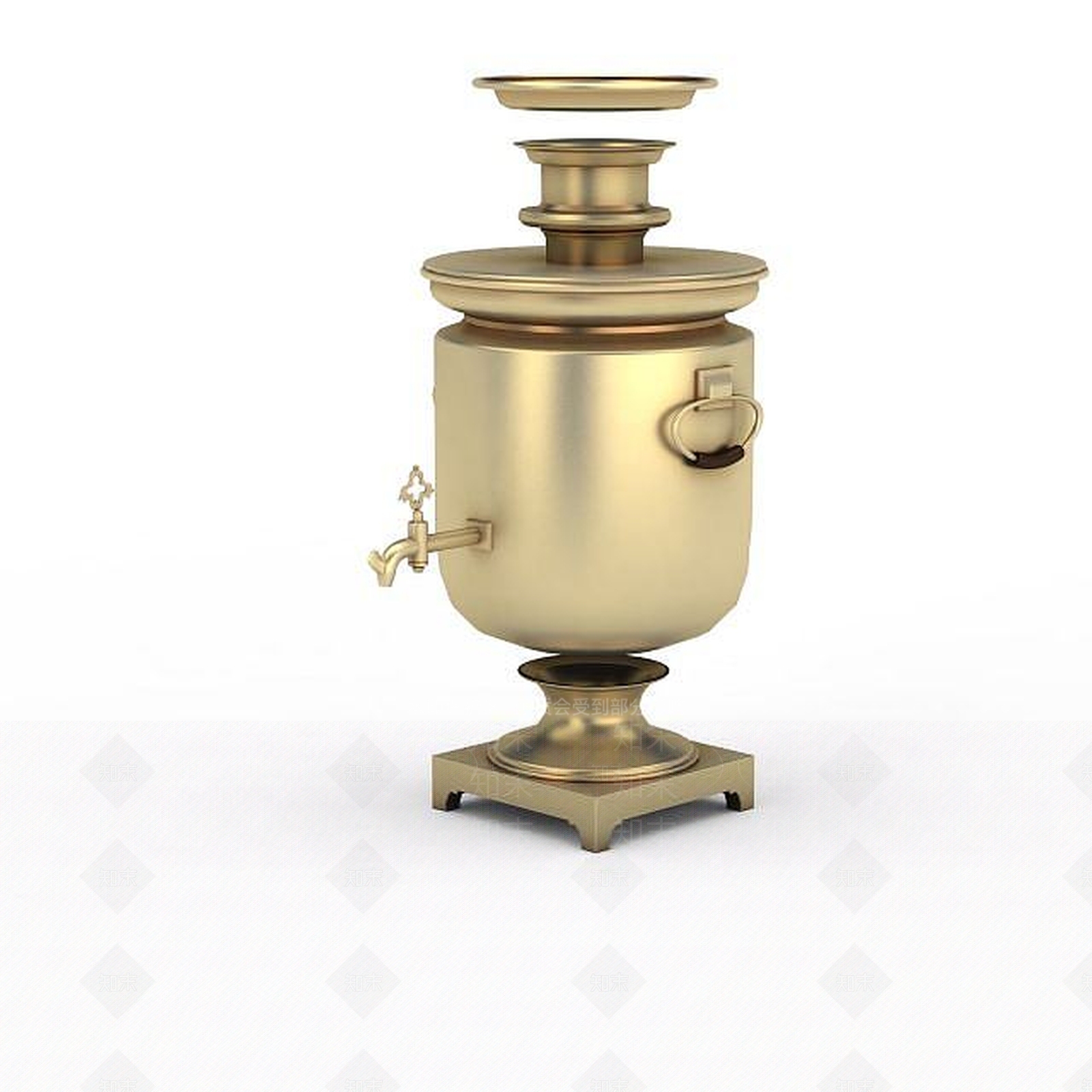 现代水龙头3D模型下载【ID:1195631150】