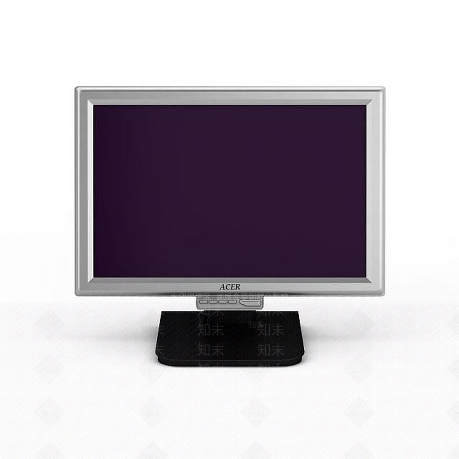 现代液晶显示器3D模型下载【ID:1195632297】