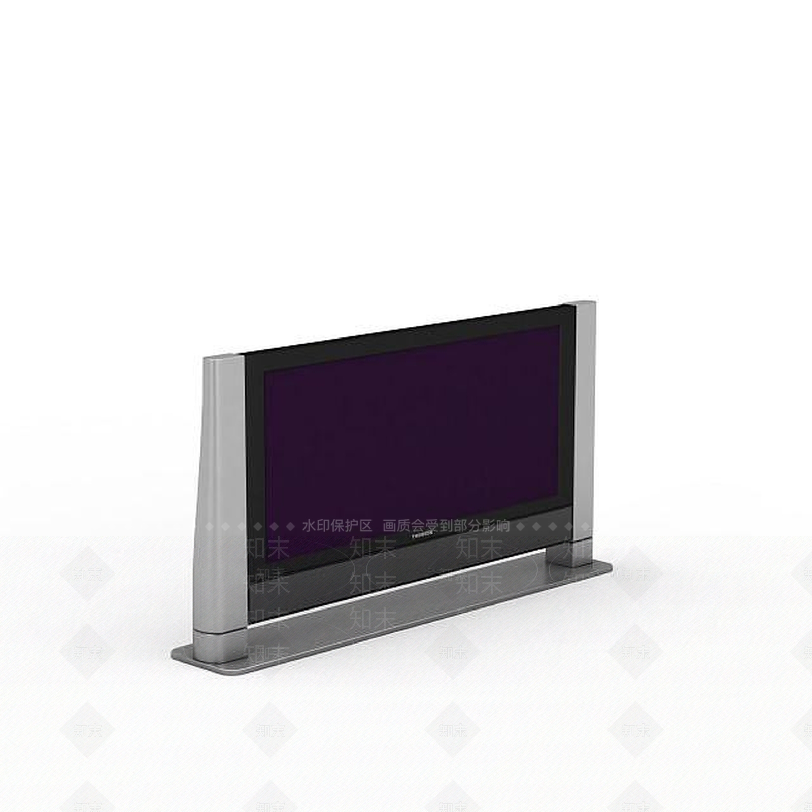现代液晶显示器3D模型下载【ID:1195632341】