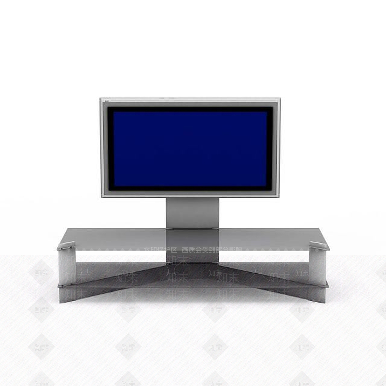 现代液晶电视机3D模型下载【ID:1195632337】