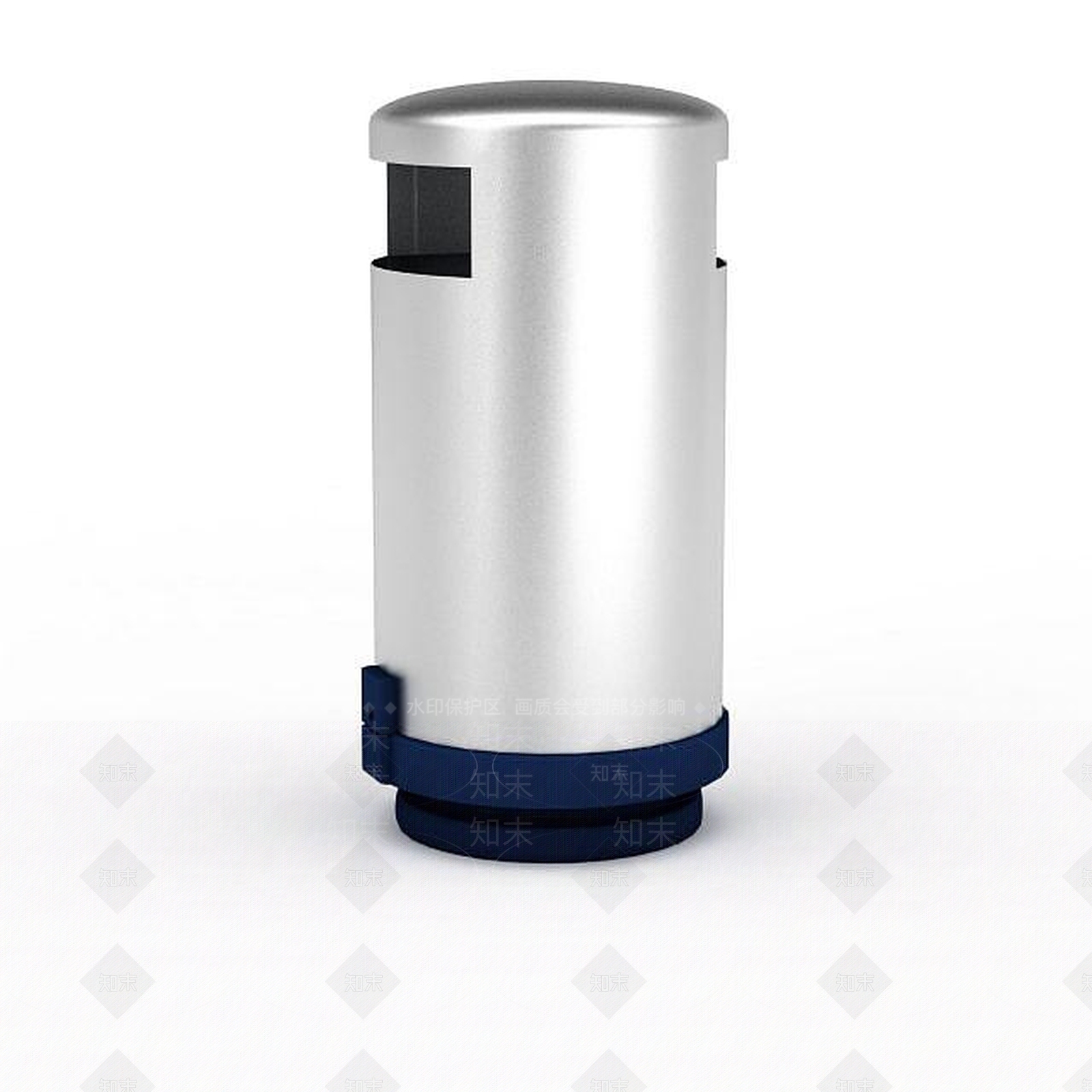 现代环保垃圾箱3D模型下载【ID:1195633101】